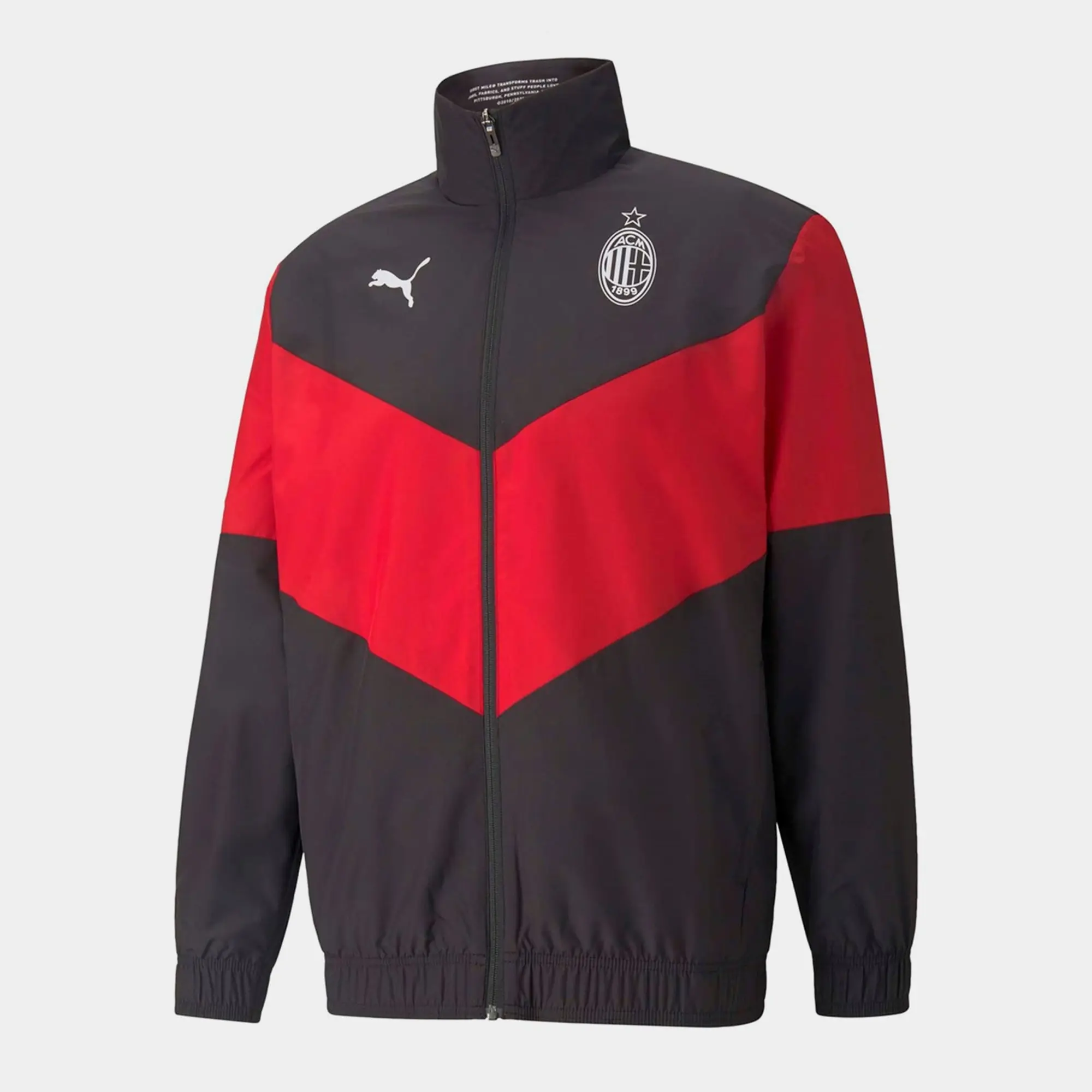 Puma AC Milan Pre Match Jacket-Black