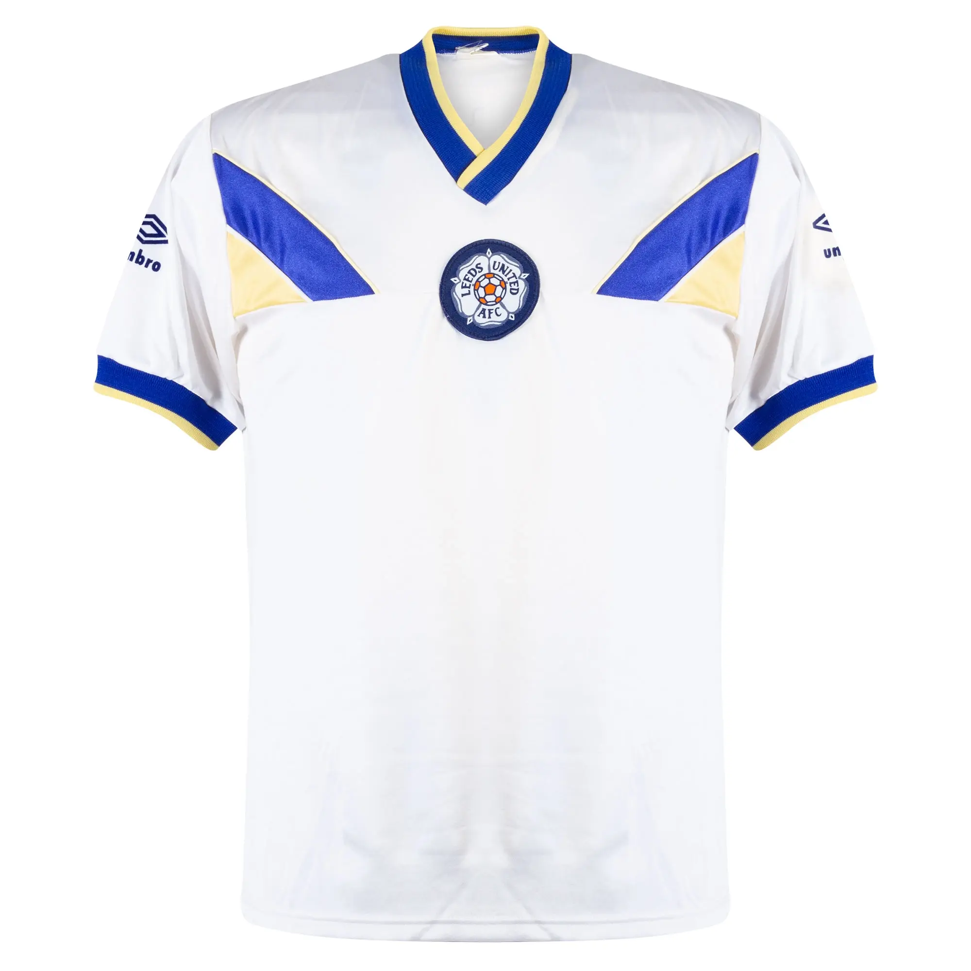 Umbro Leeds United Mens SS Home Shirt 1986/88