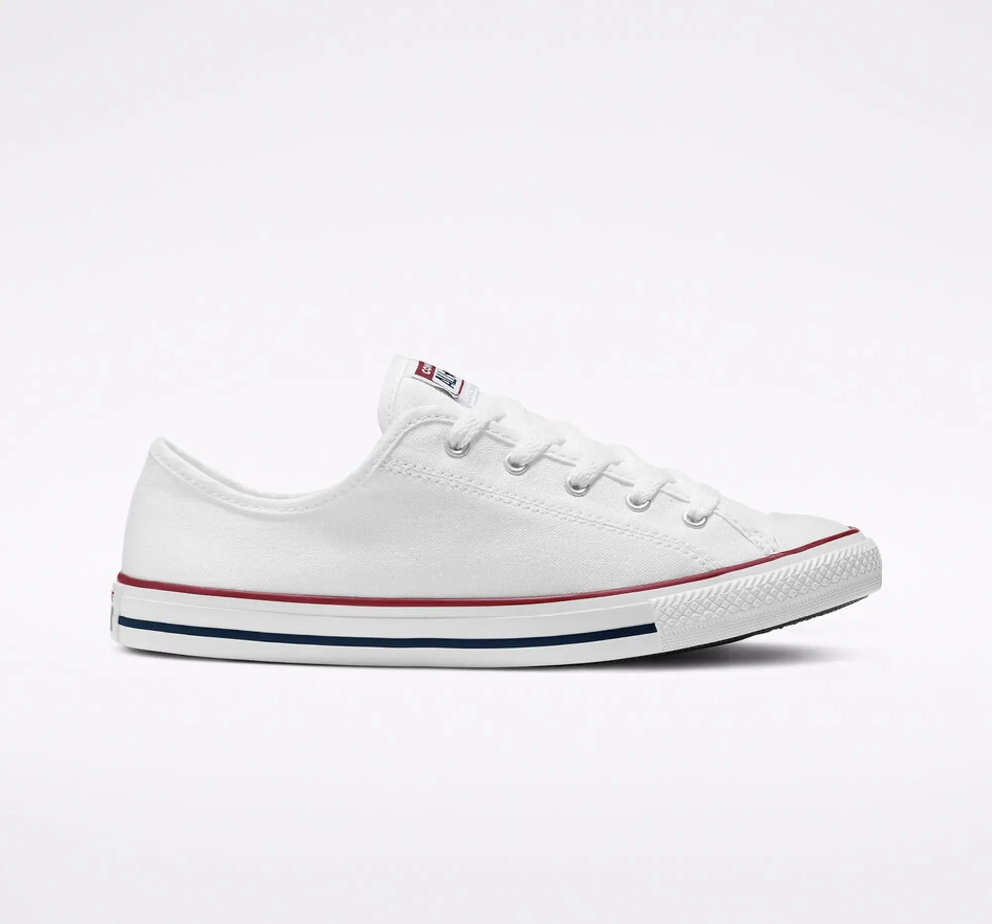 Converse all star dainty gs ox trainers in white
