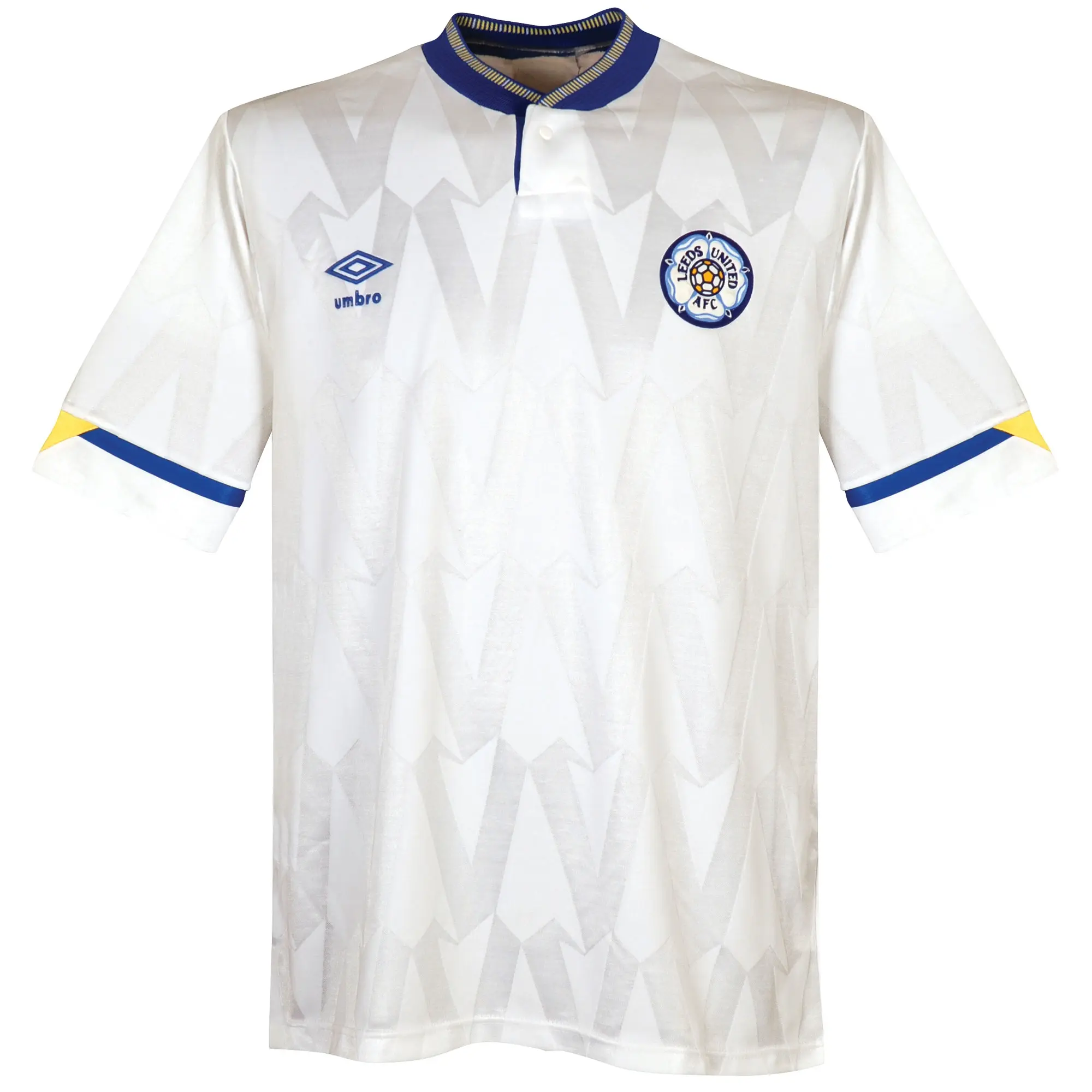 Umbro Leeds United Mens SS Home Shirt 1990/92