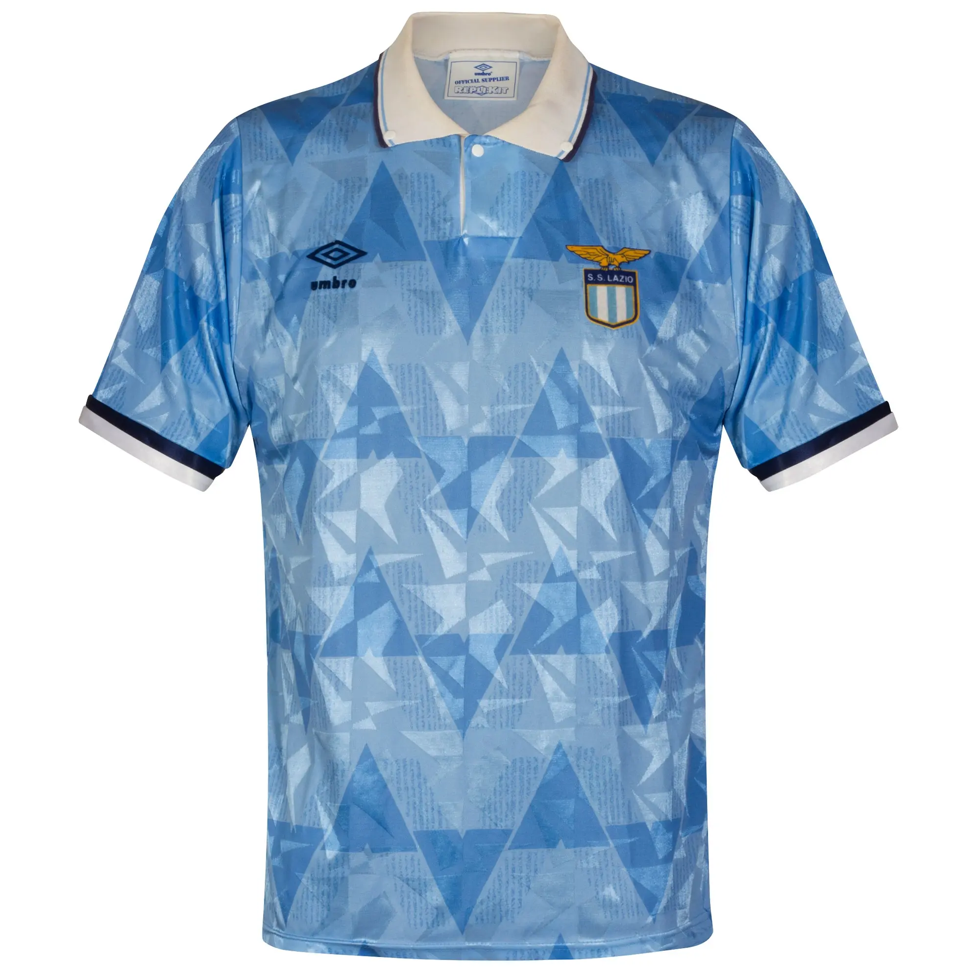 Umbro Lazio Mens SS Home Shirt 1989/91