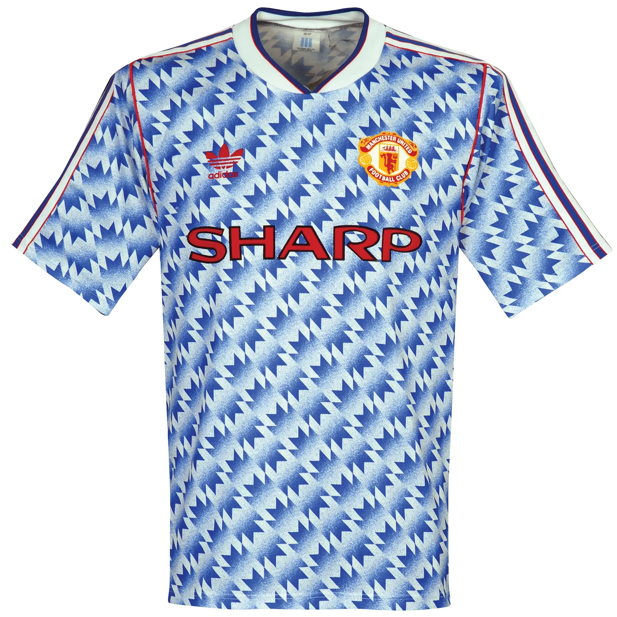 adidas Manchester United Mens SS Away Shirt 1990/92