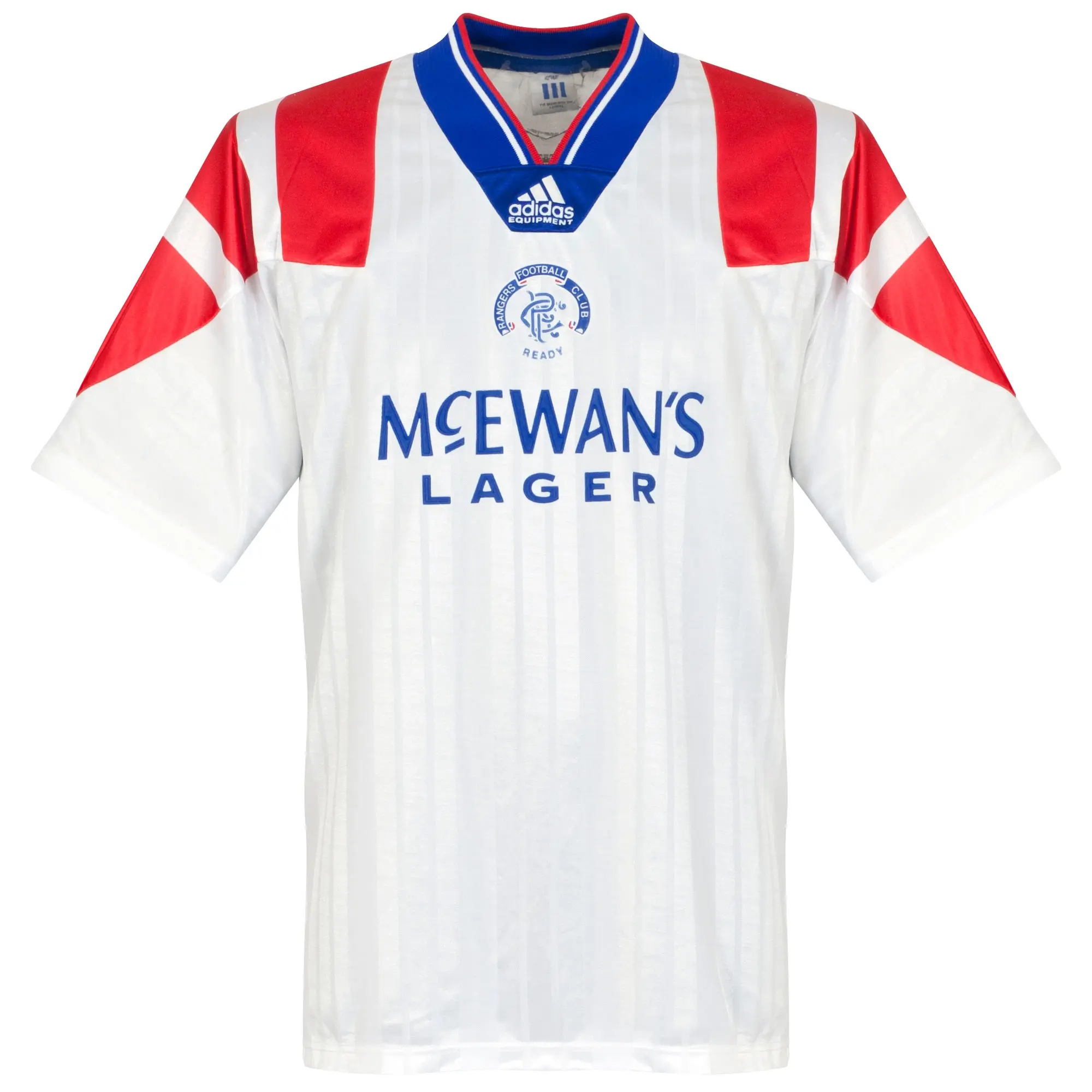 adidas Rangers Mens SS Away Shirt 1992/94