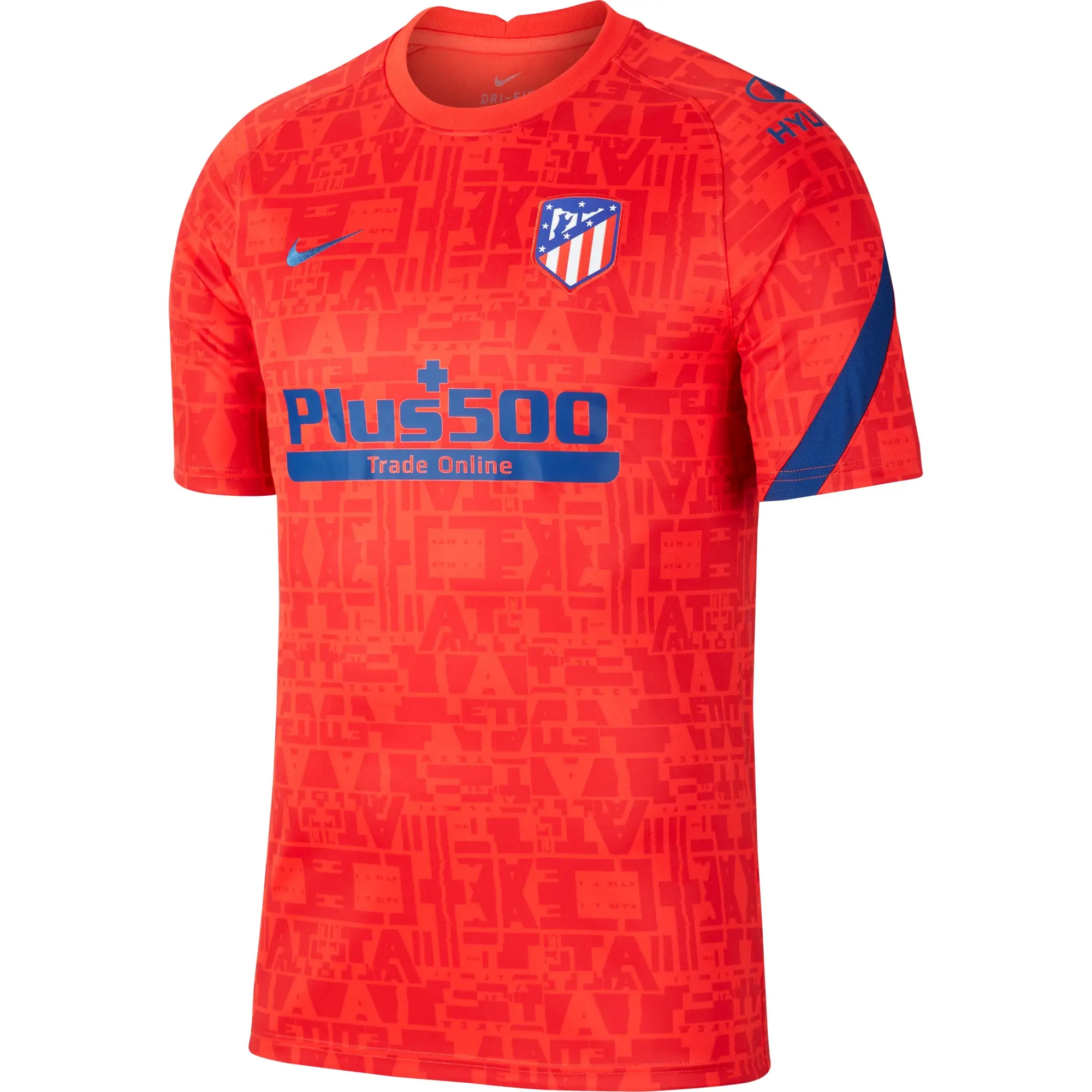 Nike Atlético Madrid Mens SS Pre-Match Home Shirt 2020/21