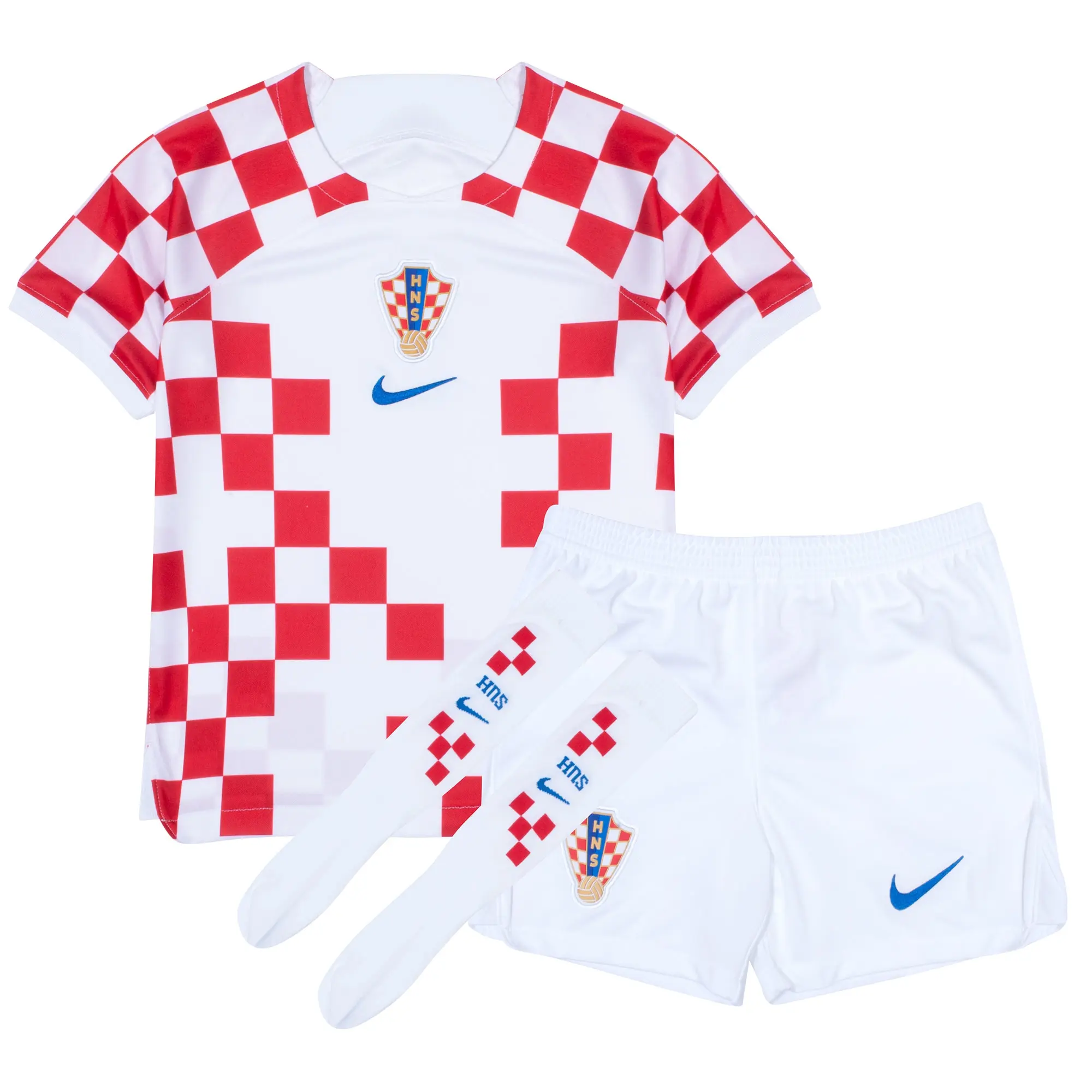 Nike Croatia Kids SS Home Mini Kit 2022