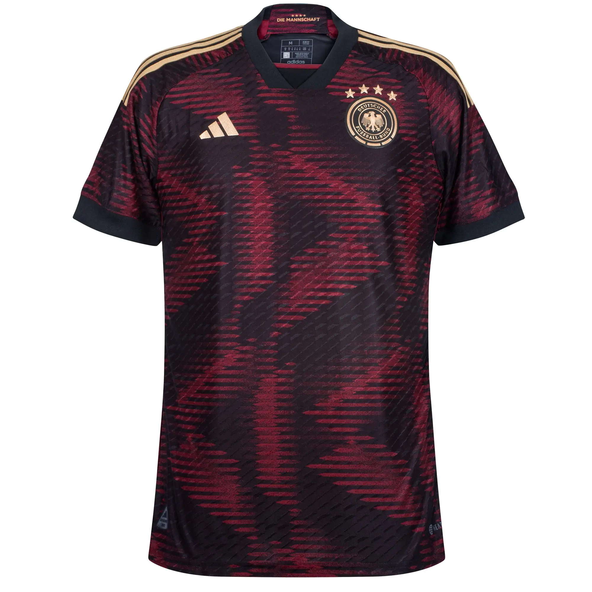 adidas Germany Mens SS Player Issue Away Shirt 2022