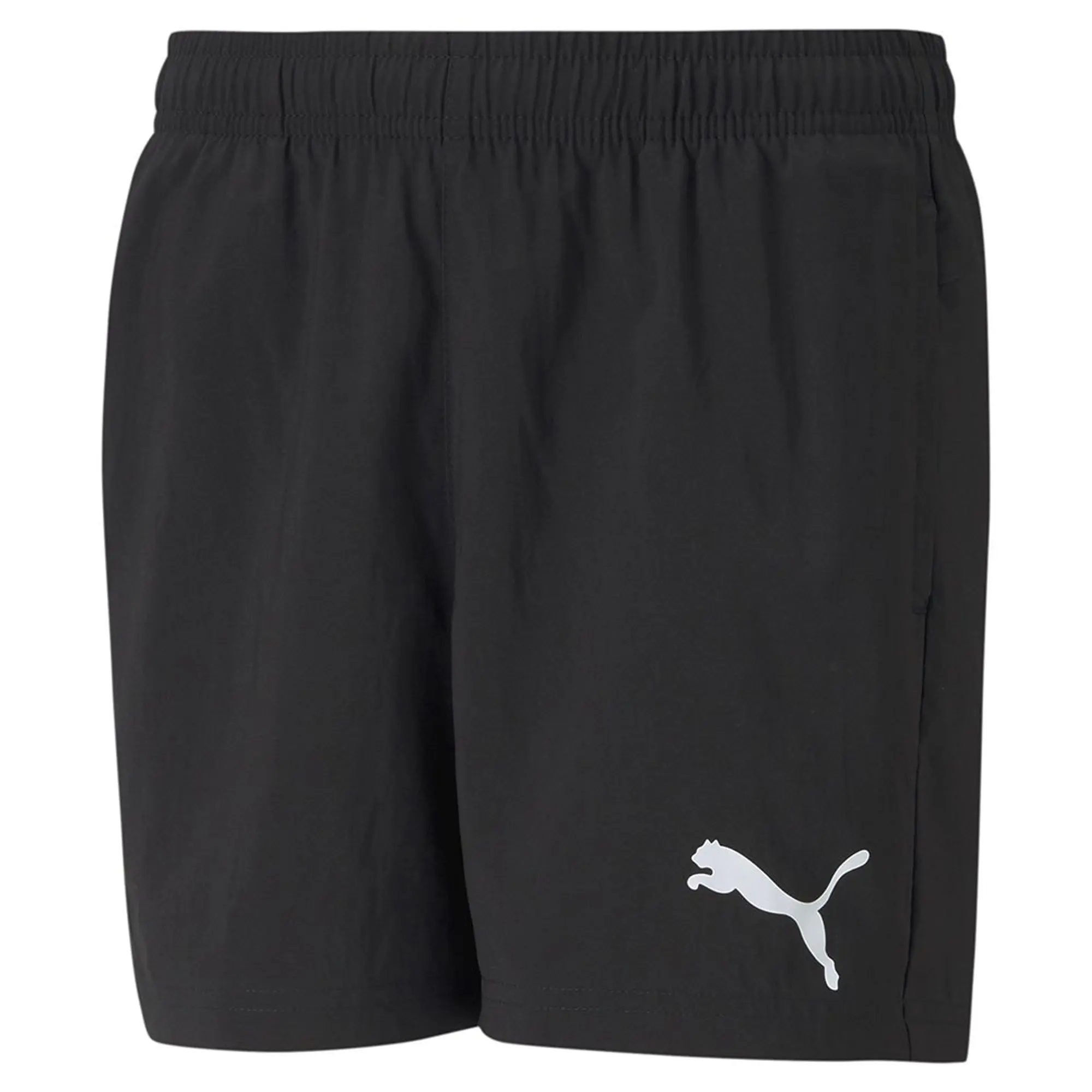 Puma Childrens Unisex Active Woven Youth Shorts - Black