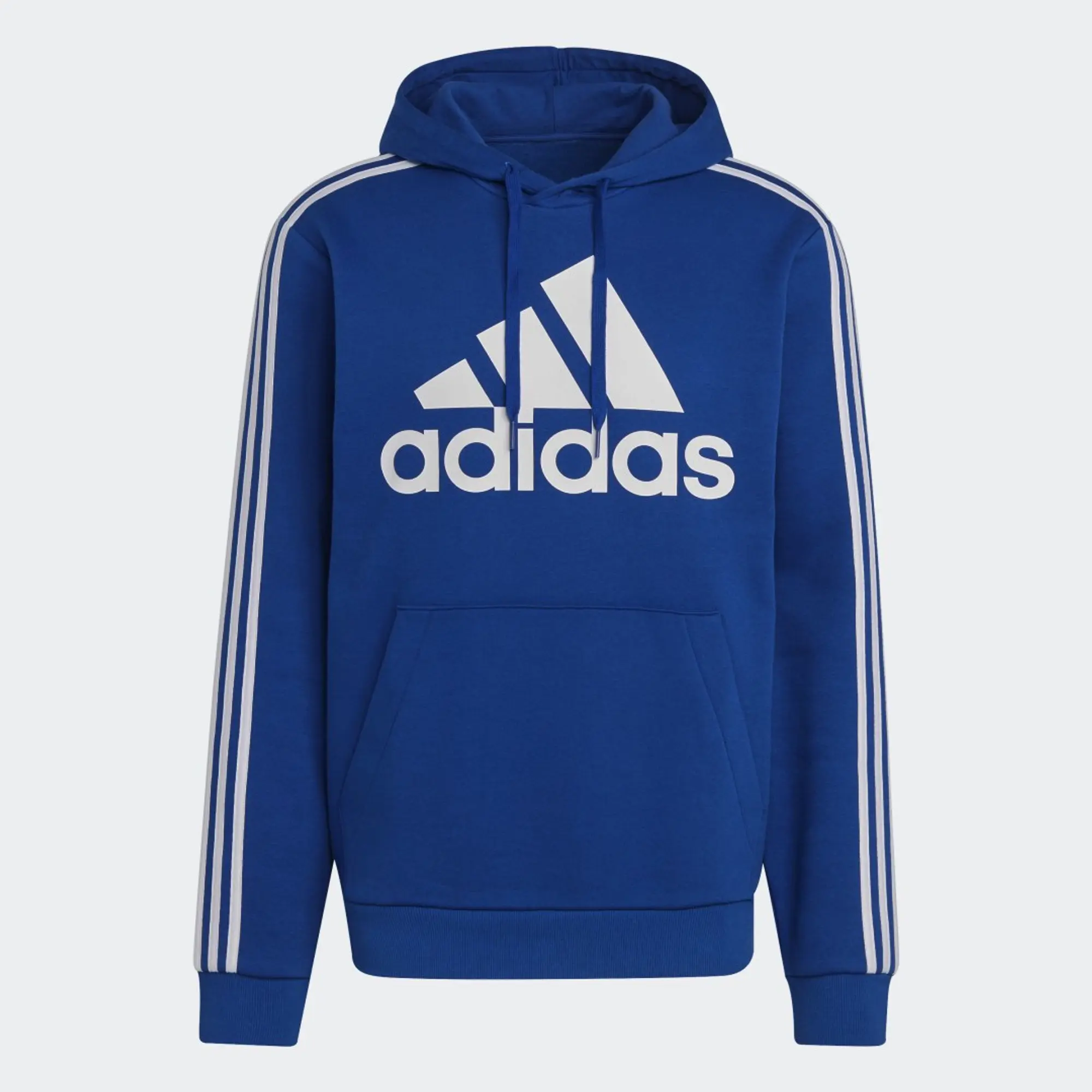 adidas Sportswear Essentials Fleece 3-Stripes Logo Hoodie - Royal Blue, Royal Blue