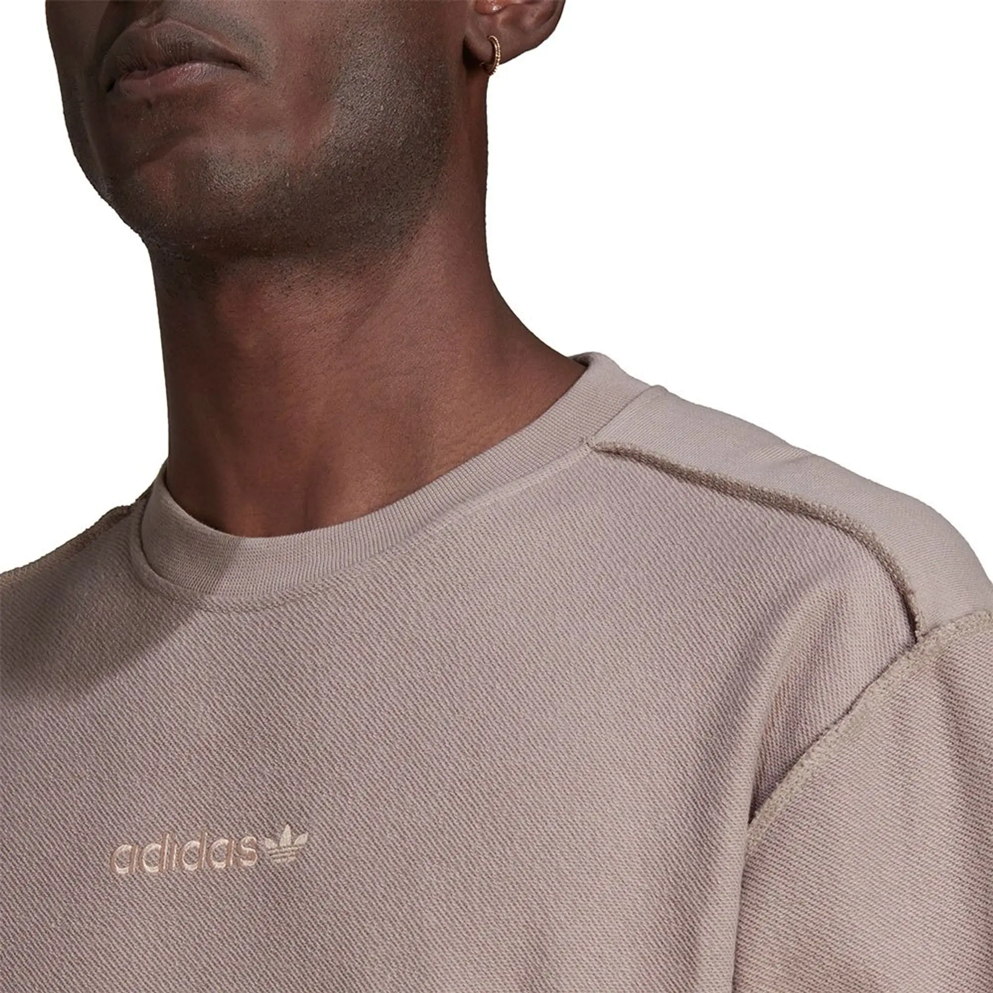 Adidas Originals Loopback Crew Sweatshirt  - Grey