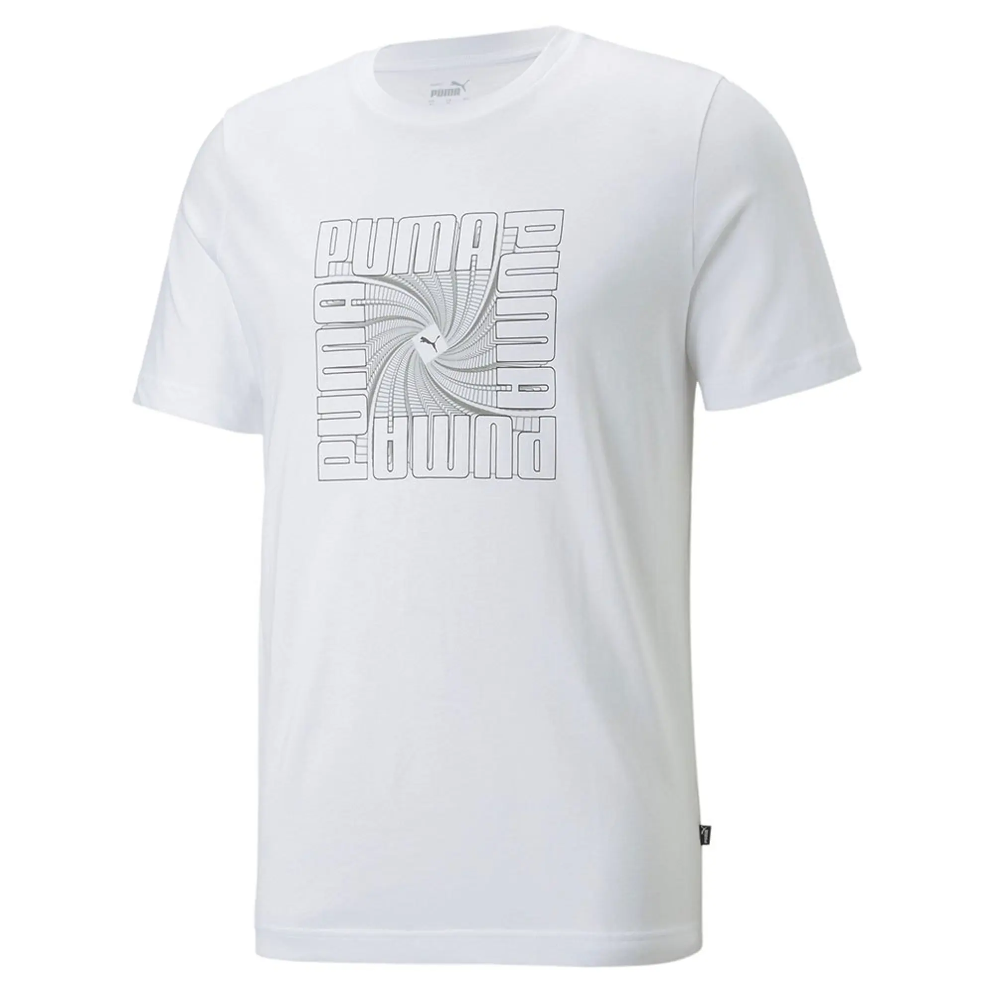 Puma Reflective Graphic T-shirt  - White