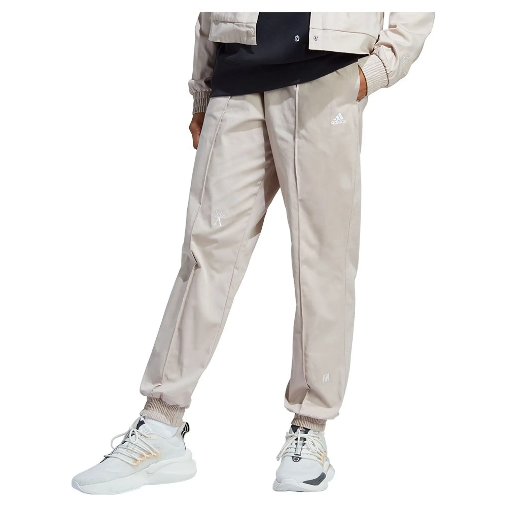 adidas Sportswear Brand Love Trackpant - Grey, Light Beige