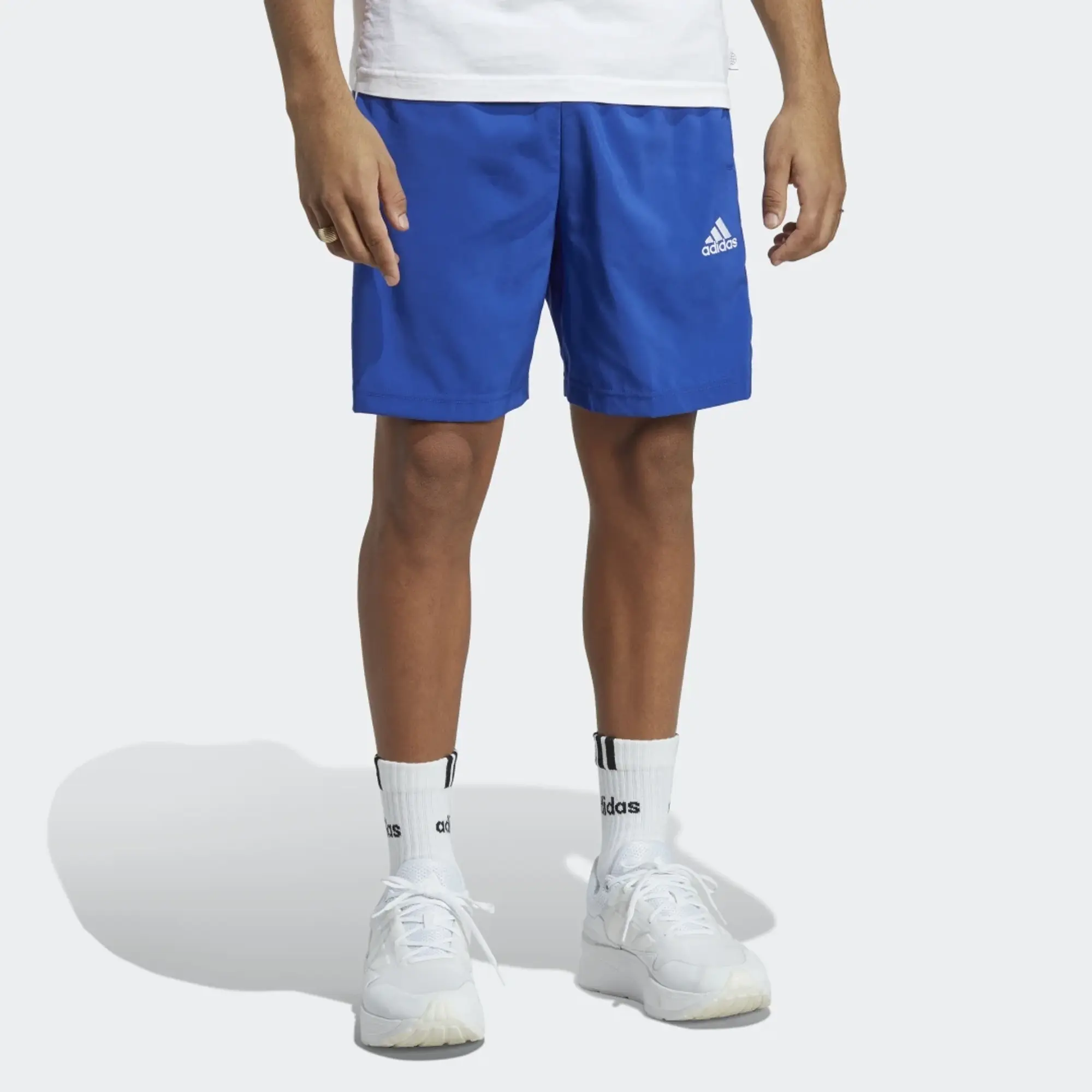 adidas AEROREADY Essentials Chelsea 3-Stripes Shorts - Semi Lucid Blue / White