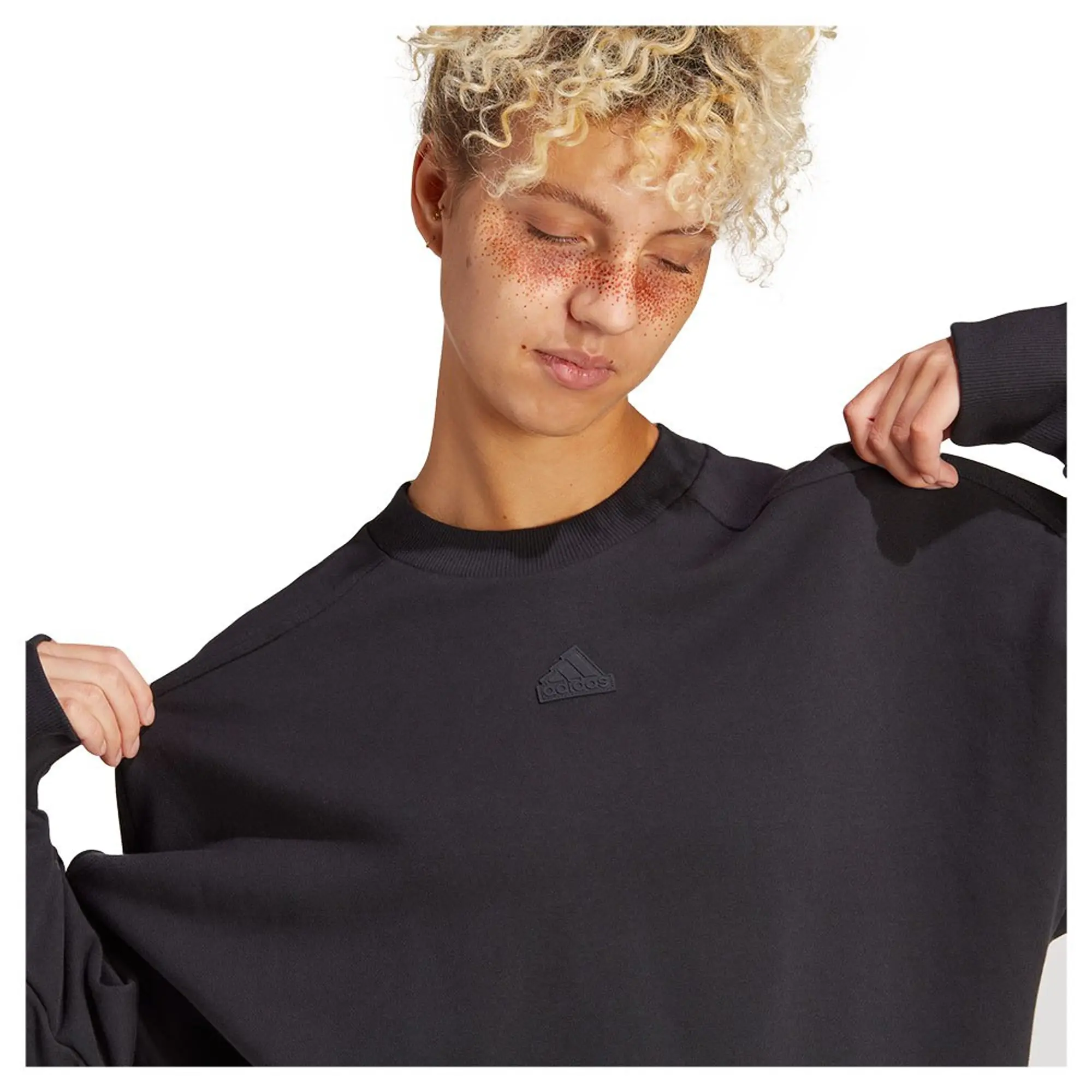 Adidas Sportswear C Esc Lo Crew Sweatshirt - Black | HT4679
