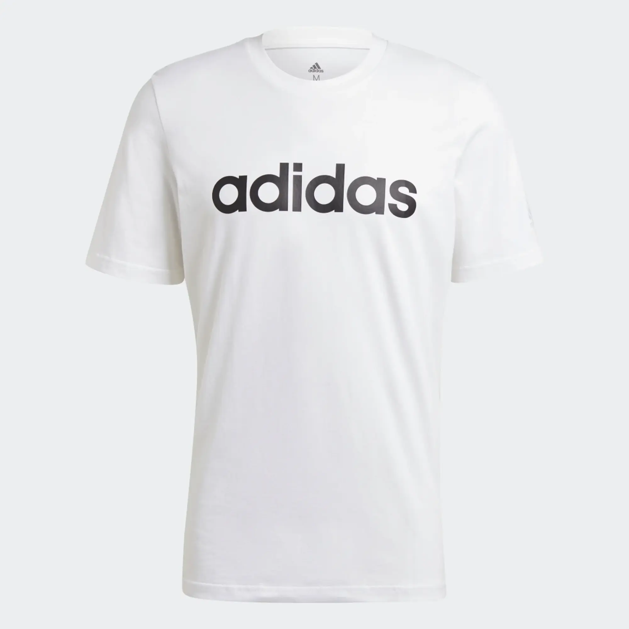 adidas Sportswear Essentials Single Shirt Linear Embroidered Logo T-Shirt - White, White