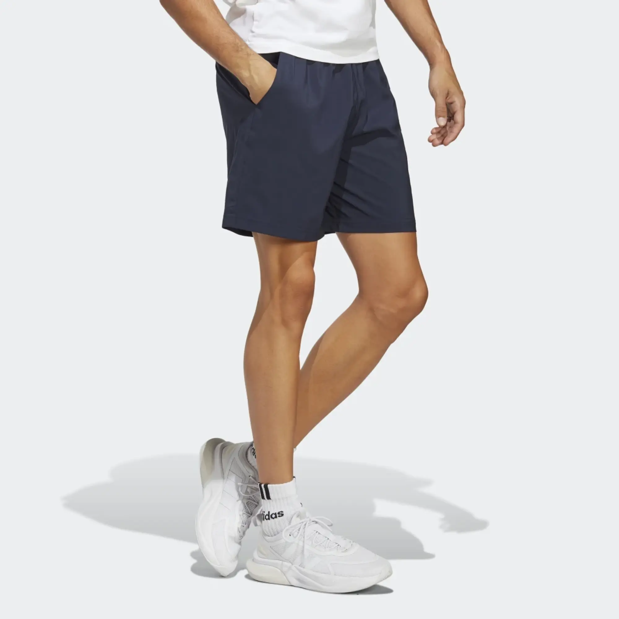 adidas Sportswear Aeroready Essentials Chelsea Linear Logo Shorts - Navy, Navy
