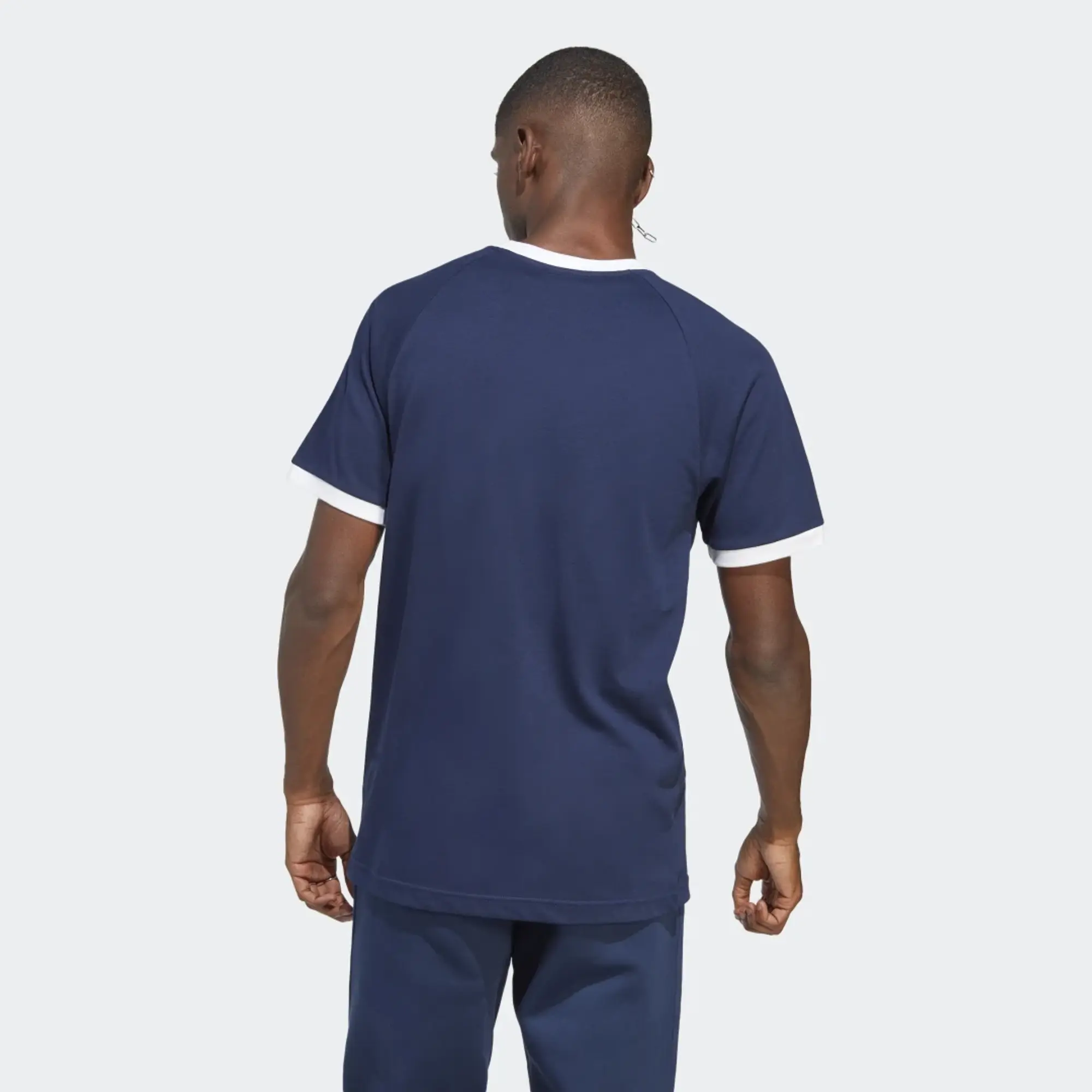 adidas Originals Men's 3-Stripes T-Shirt - Navy, Navy