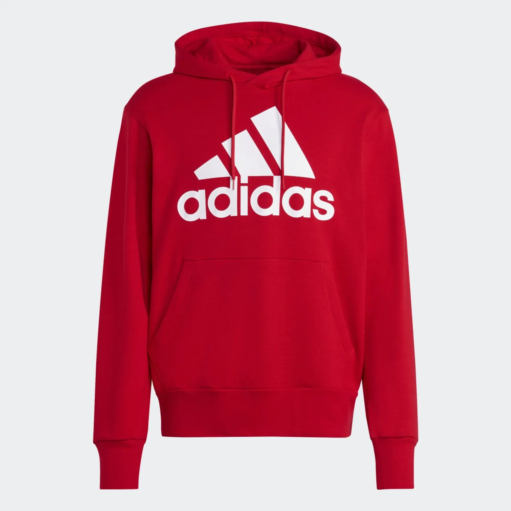 adidas Essentials French Terry Big Logo Hoodie, Red