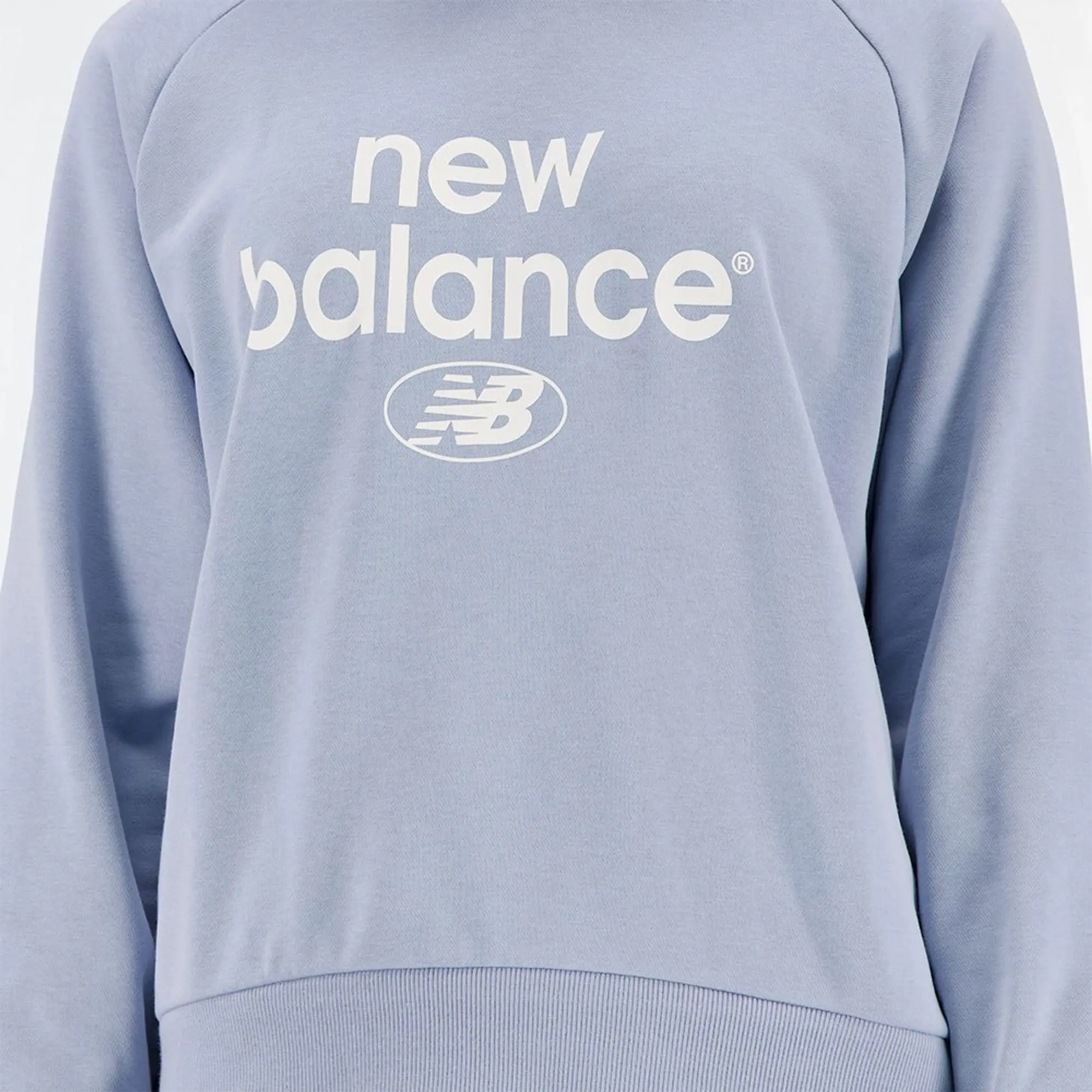 New Balance Essentials Reimagined Brushed Back Fleece Crewneck Sweatshirt  - Orange