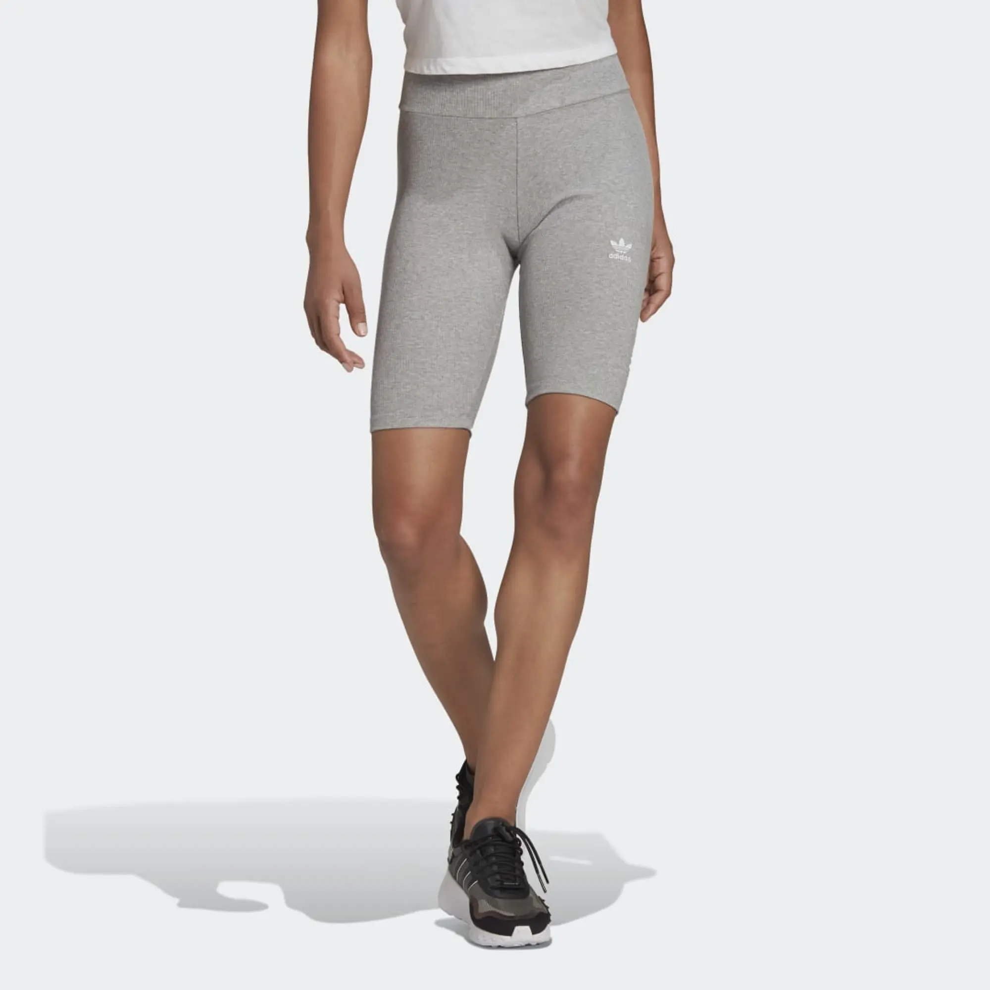 Adidas Originals Plus Essentials Shorts In Grey