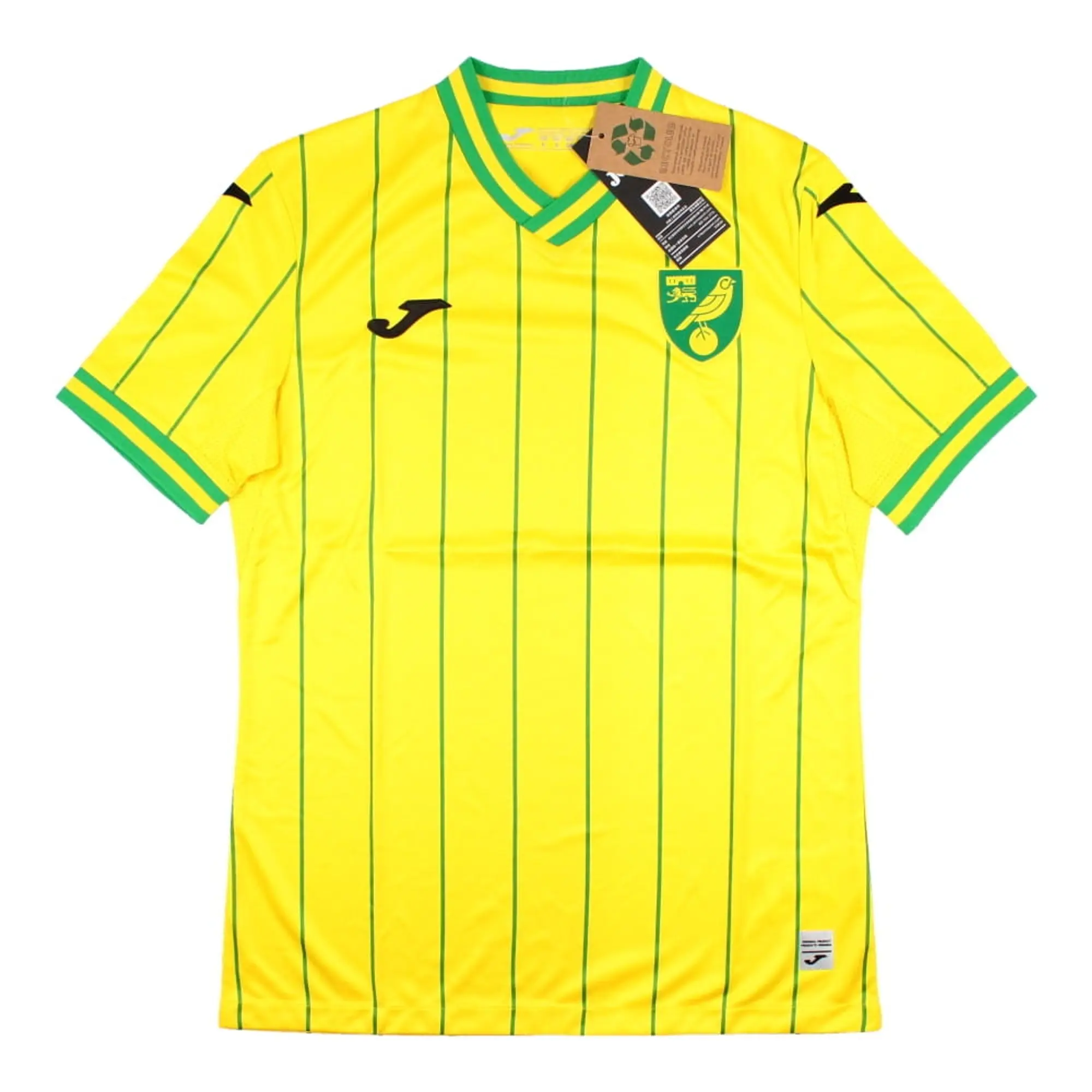 Joma Norwich City Mens SS Home Shirt 2022/23