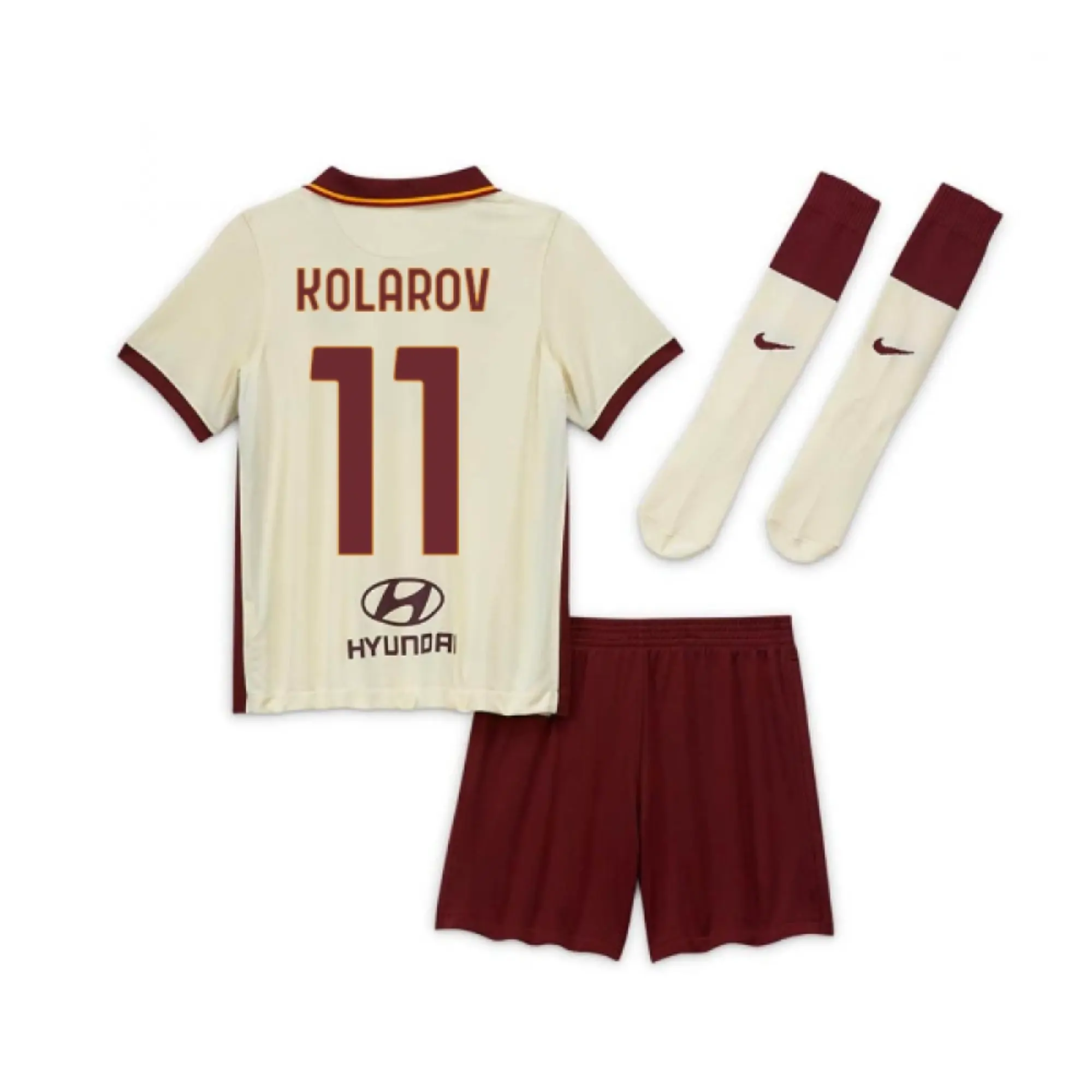 Nike Roma Kids SS Away Mini Kit 2020/21