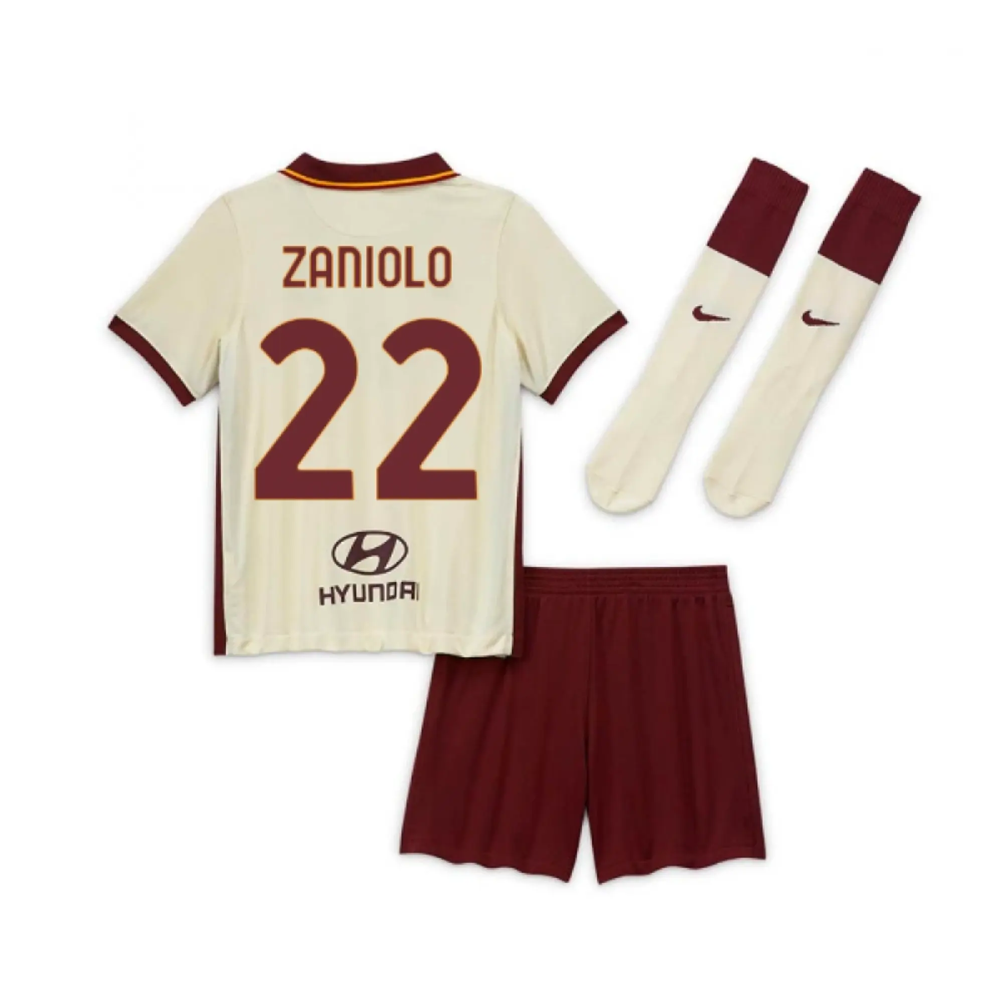 Nike Roma Kids SS Away Mini Kit 2020/21