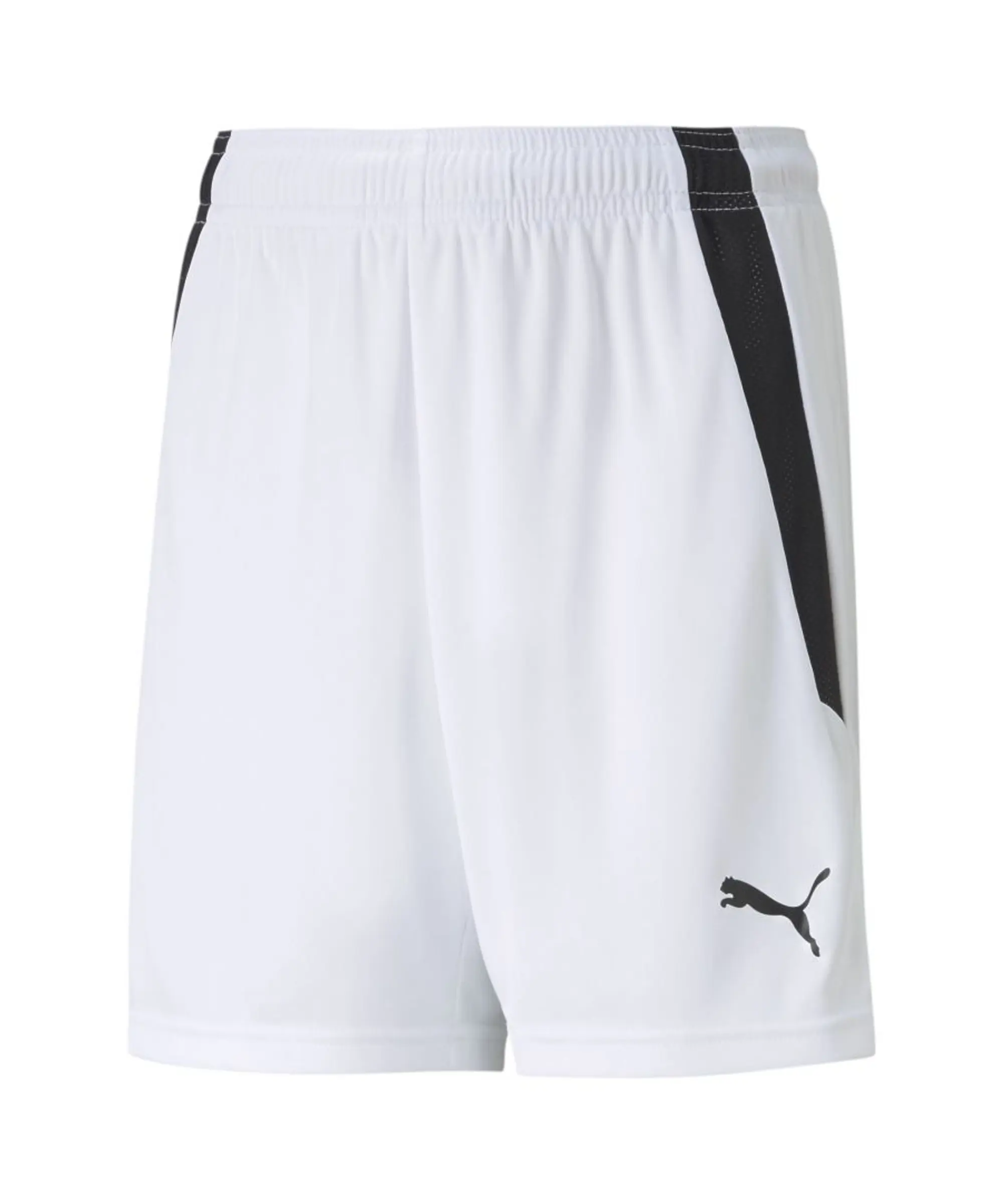 Puma Childrens Unisex teamLIGA Youth Football Shorts - White