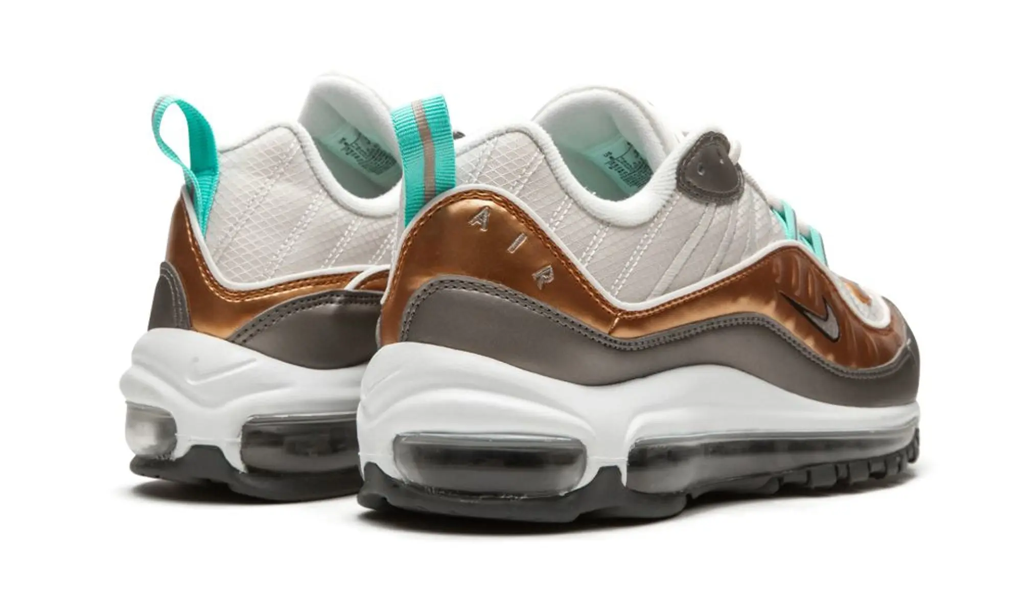Nike Air Max 98 Womens Copper/Teal Shoes