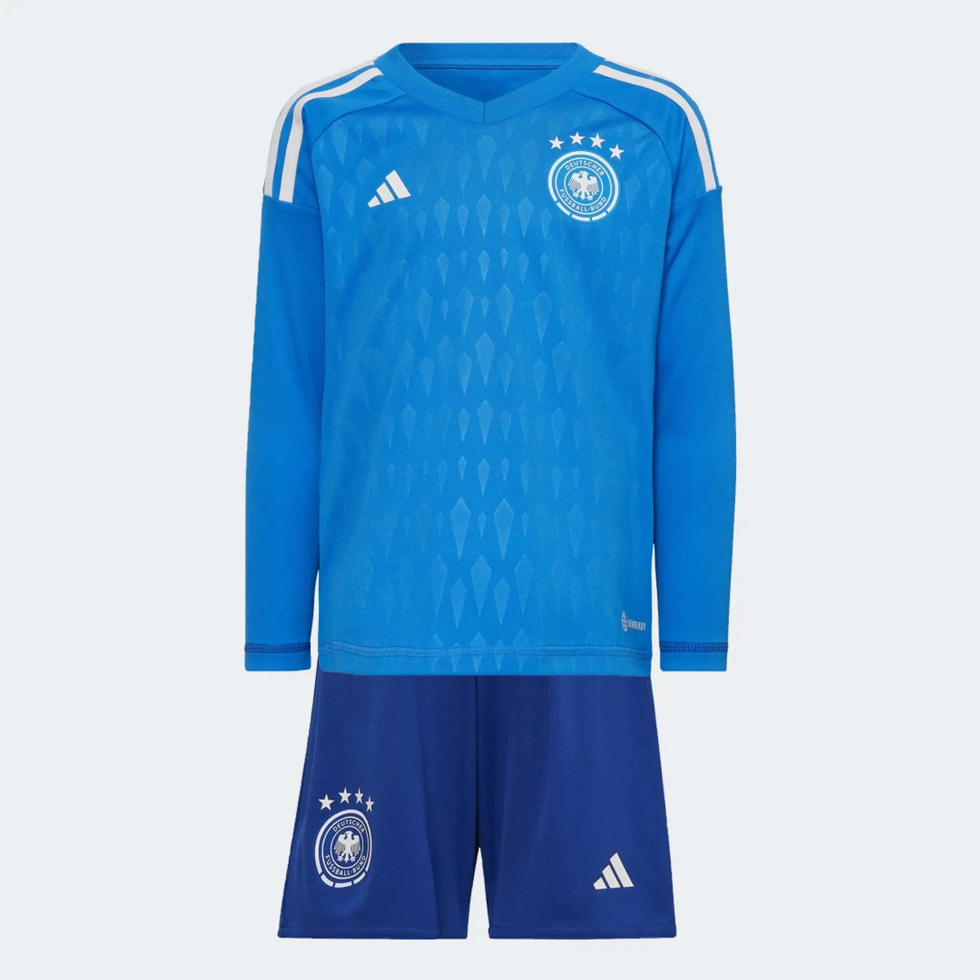 adidas Germany Kids LS Goalkeeper Home Mini Kit 2022