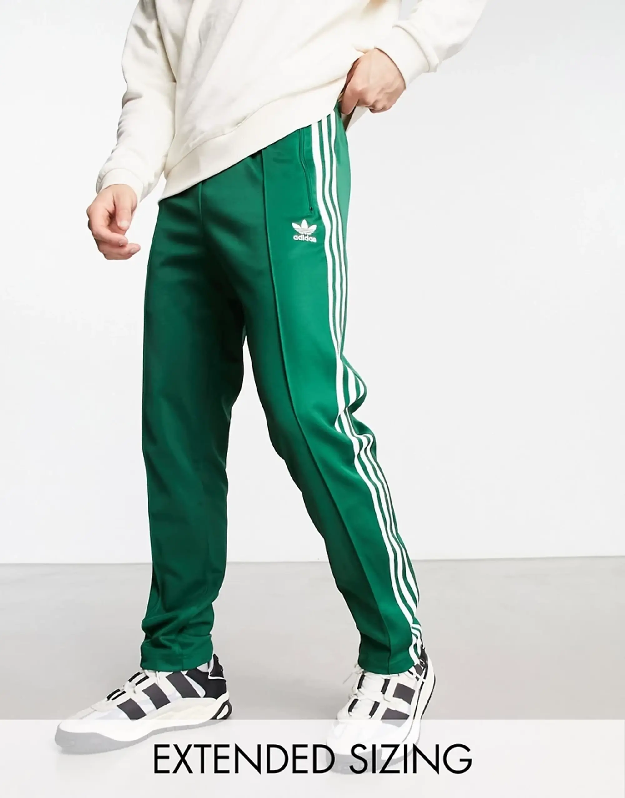 Adidas Originals Adicolor Beckenbauer Joggers In Dark Green