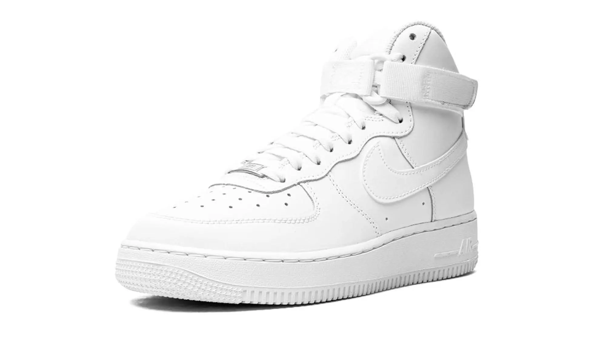 Nike Kids Air Force 1 High Le GS Triple White Shoes