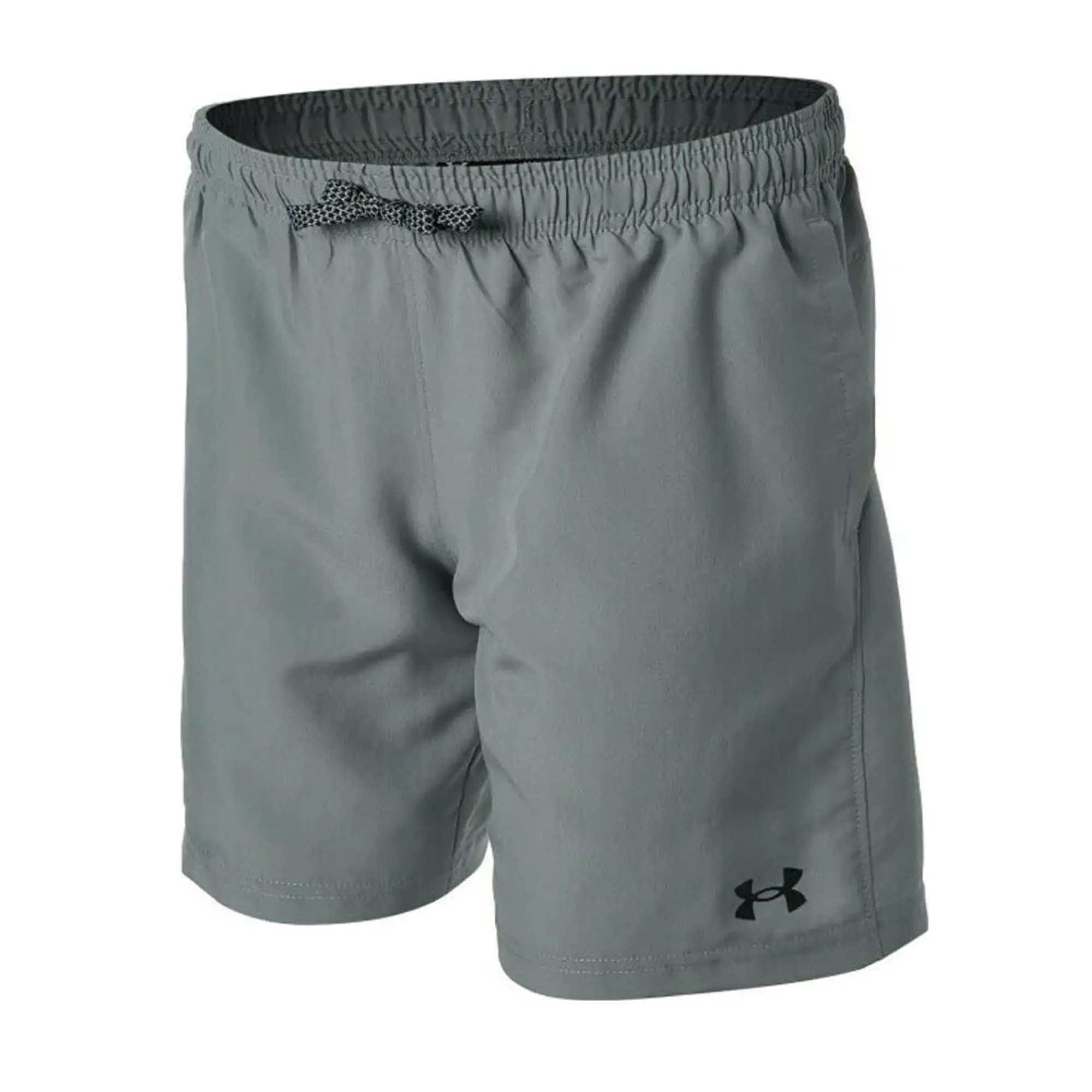 Under Armour Boys Boy's Junior Woven Graphic Shorts in Grey