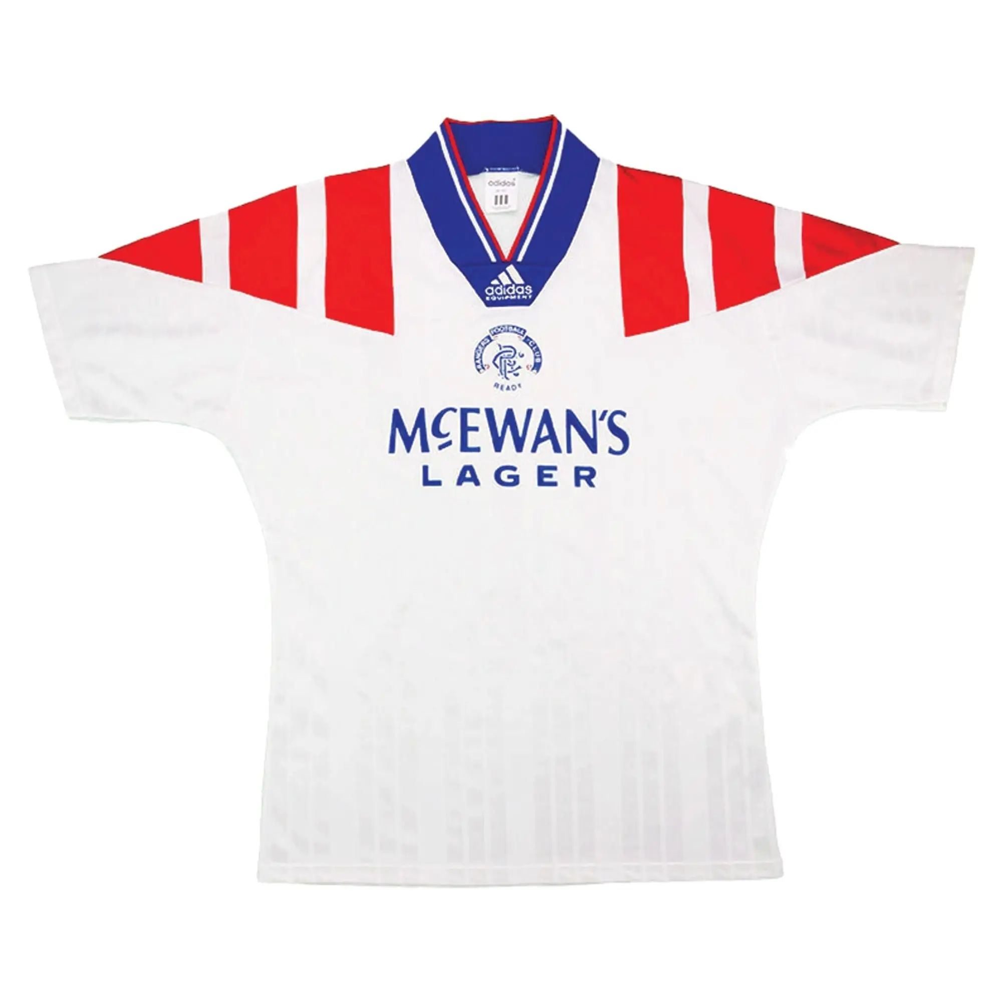 adidas Rangers Mens SS Away Shirt 1992/93