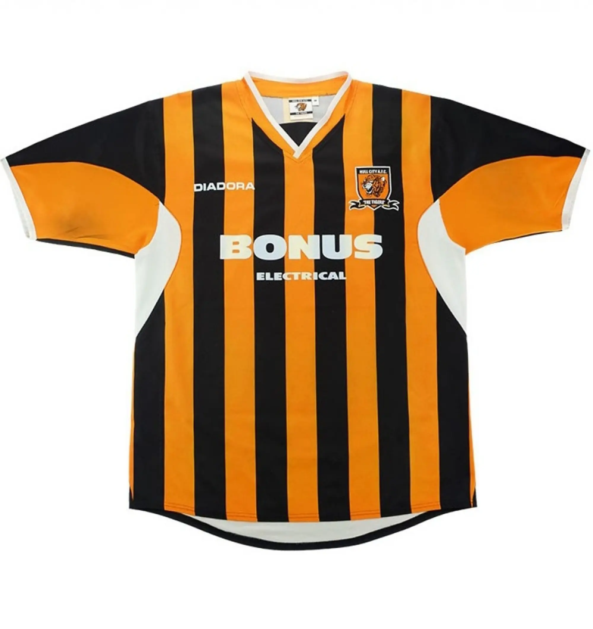 Diadora Hull City Mens SS Home Shirt 2005/06