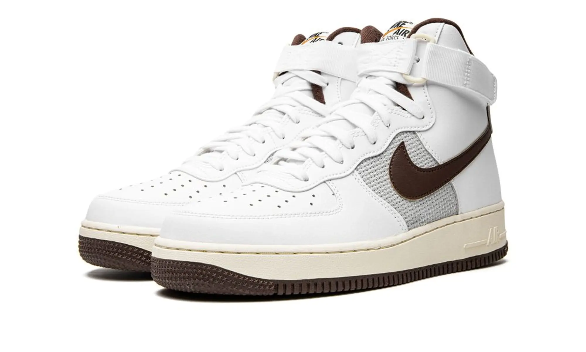 Nike Air Force 1 High '07 White Light Chocolate Shoes