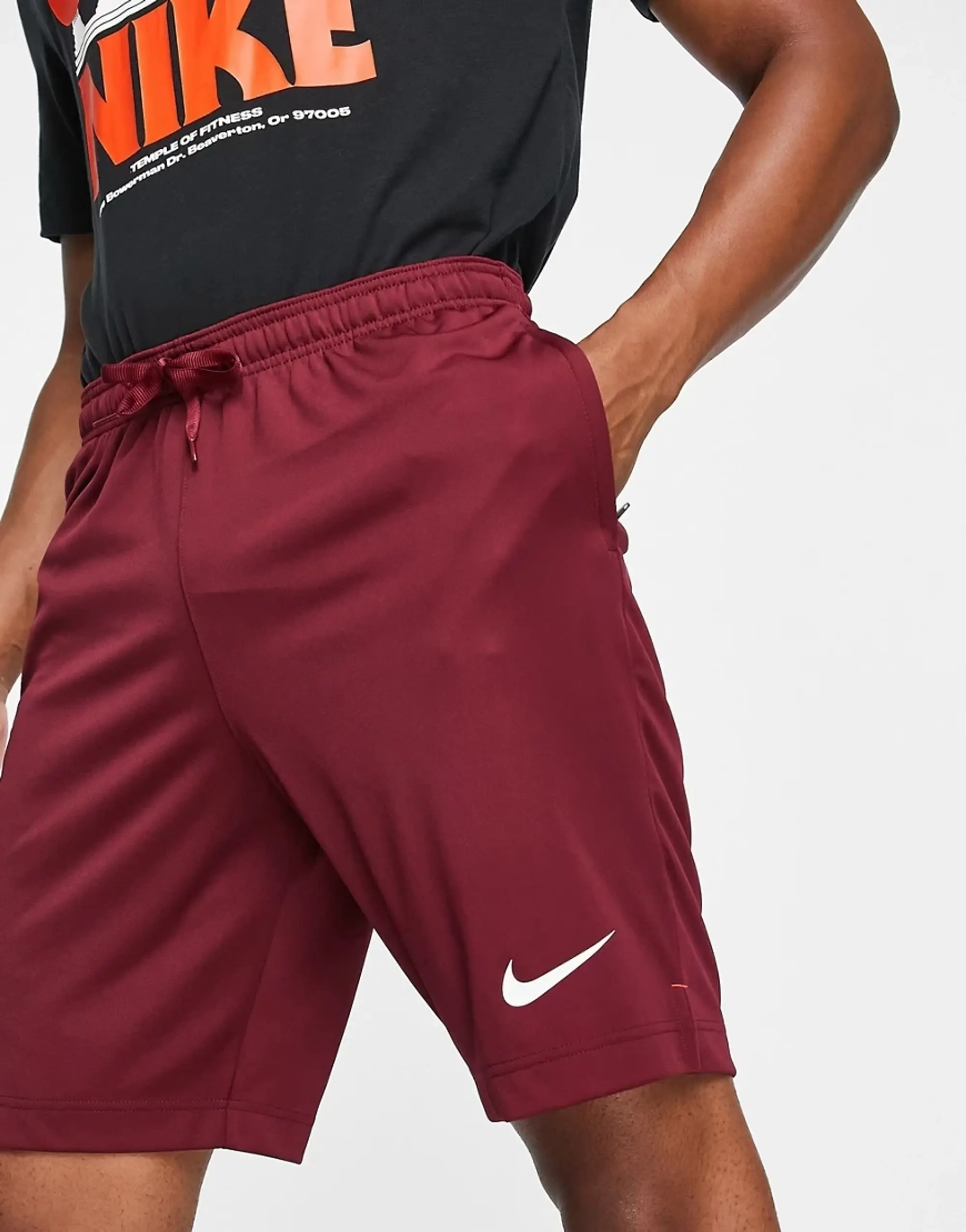 Nike Football Fc Libero Dri-Fit 10 Inch Shorts In Dark Red