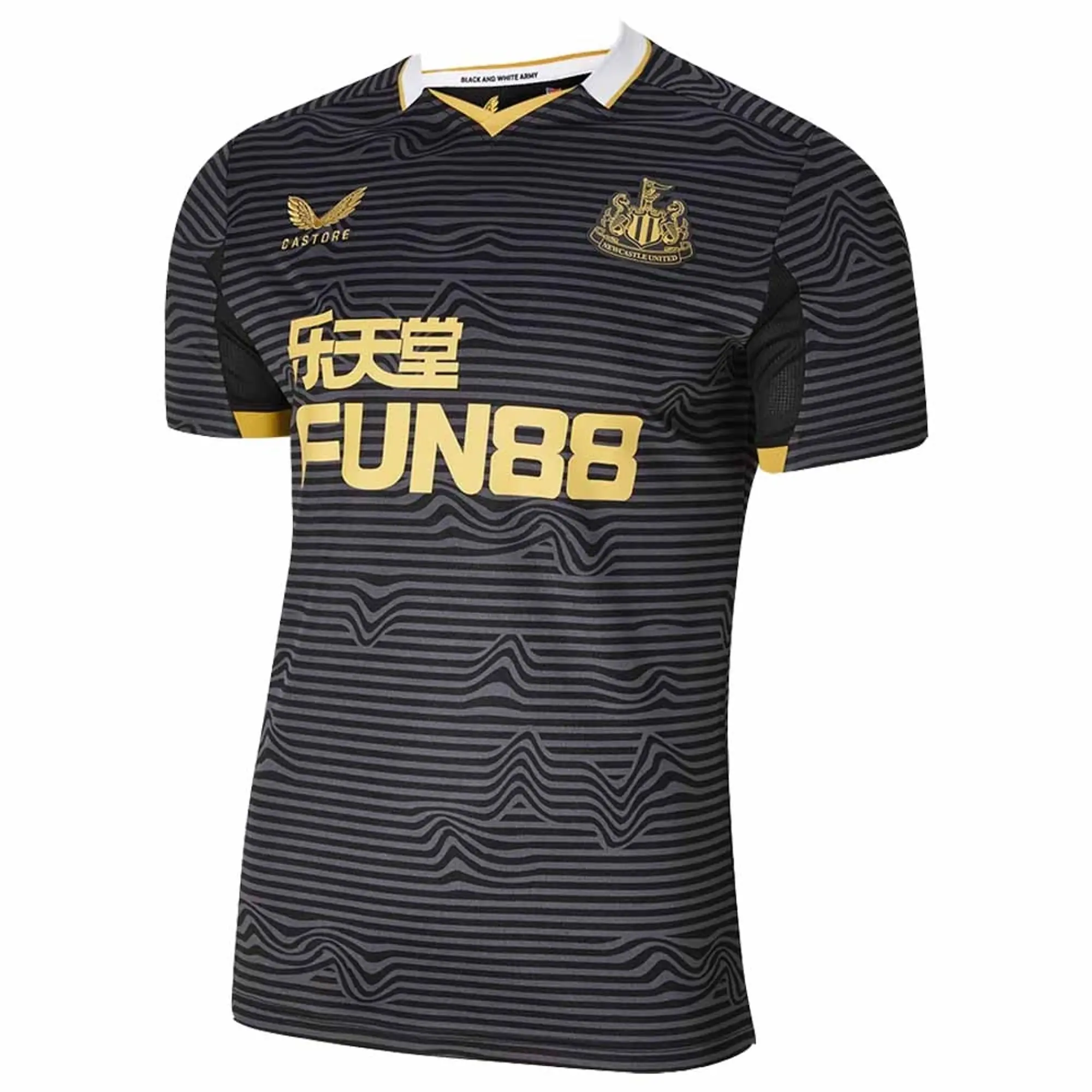 Castore Newcastle United Mens SS Away Shirt 2021/22