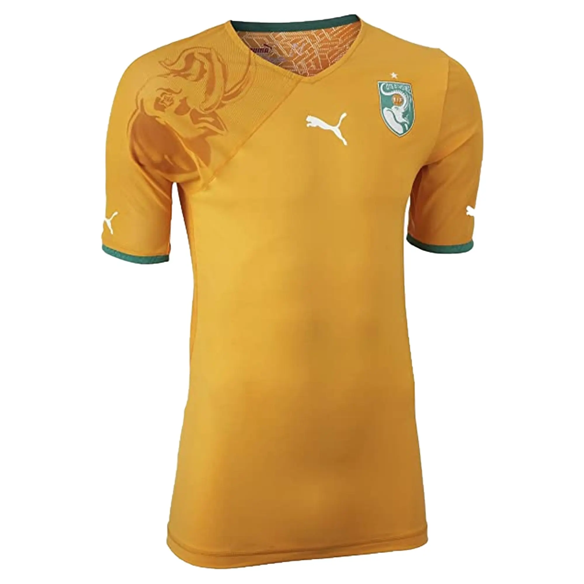 Puma Ivory Coast Mens SS Player Issue Home Shirt 2010