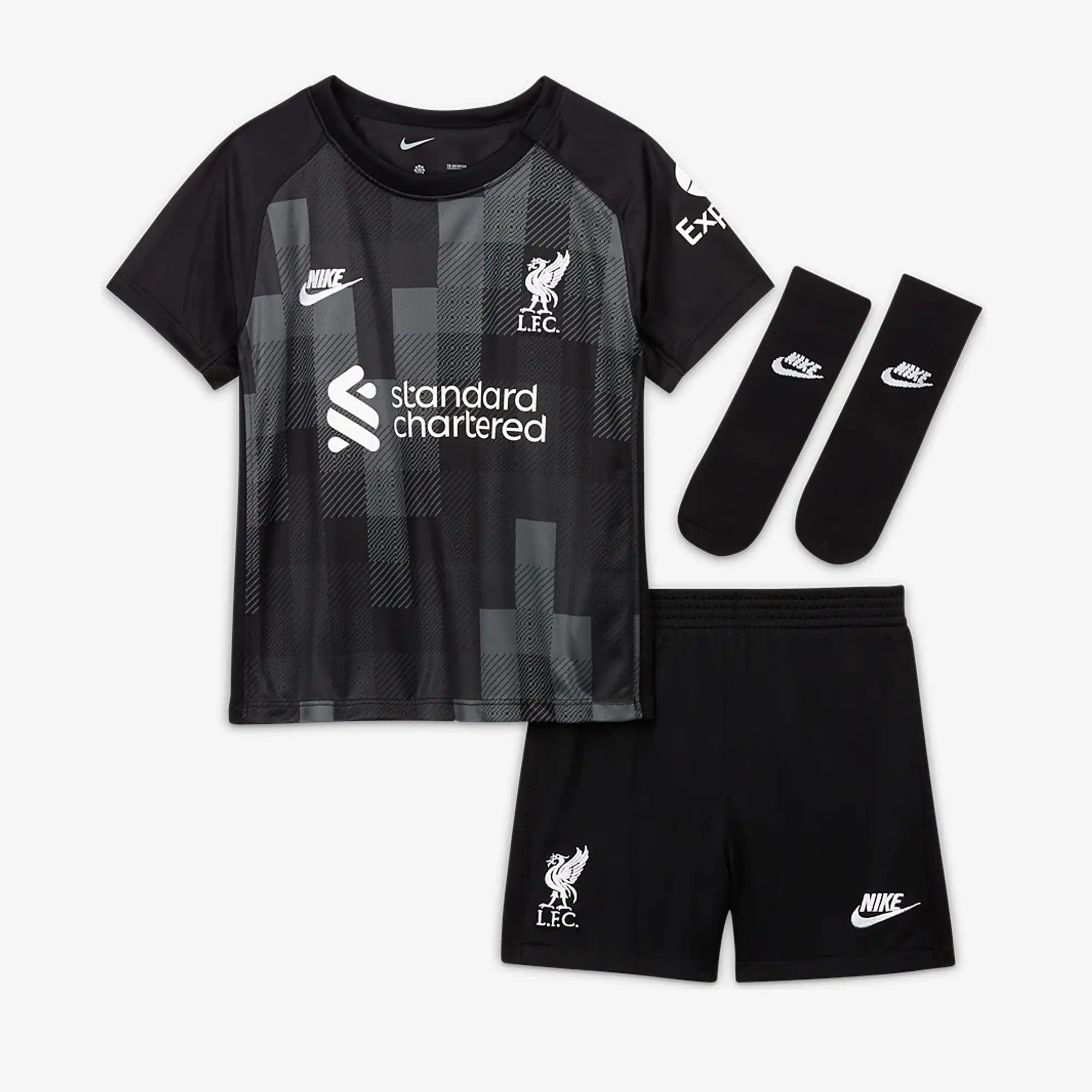 Nike Liverpool Baby LS Goalkeeper Third Mini Kit 2021/22