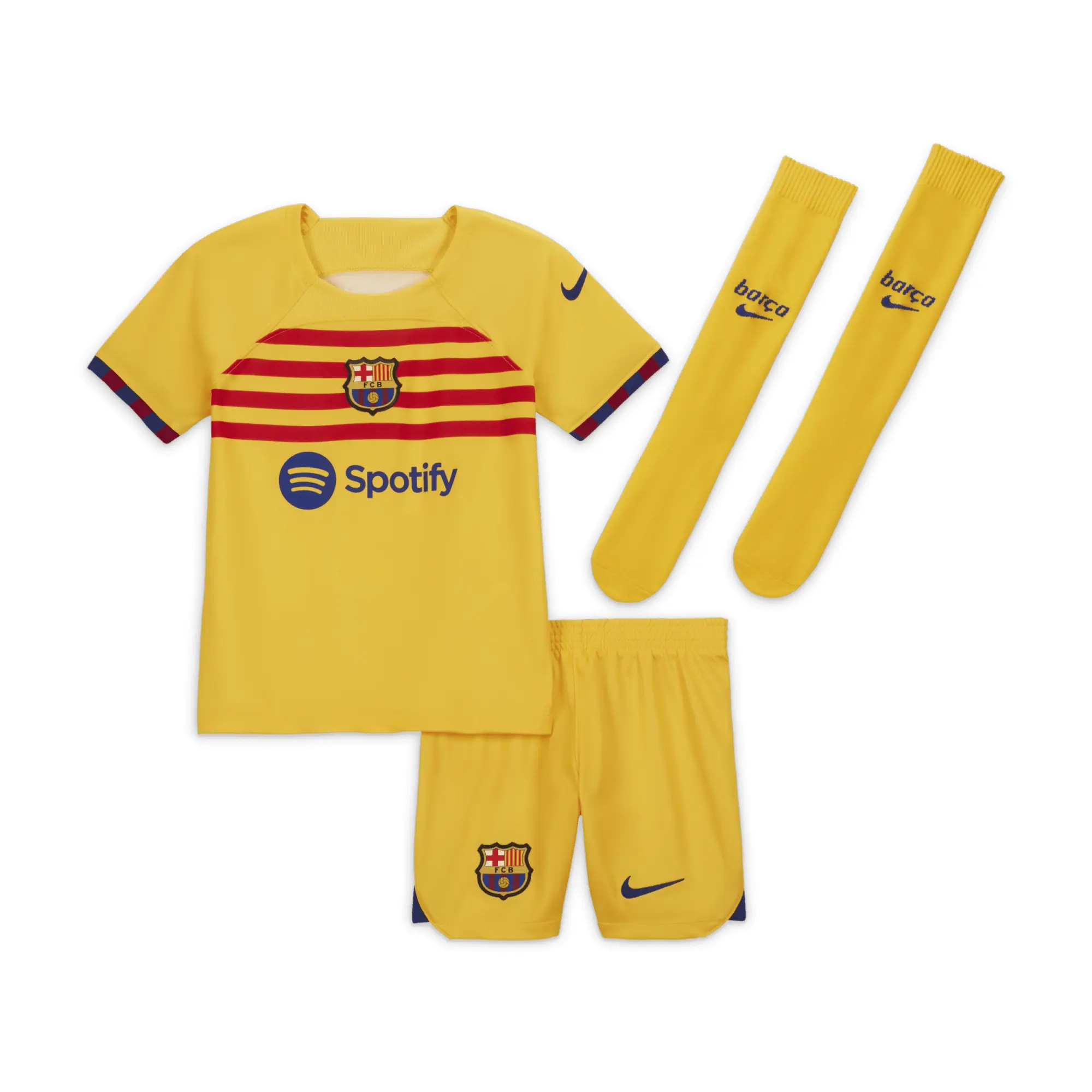 Nike Barcelona Kids SS Fourth Mini Kit 2023/24