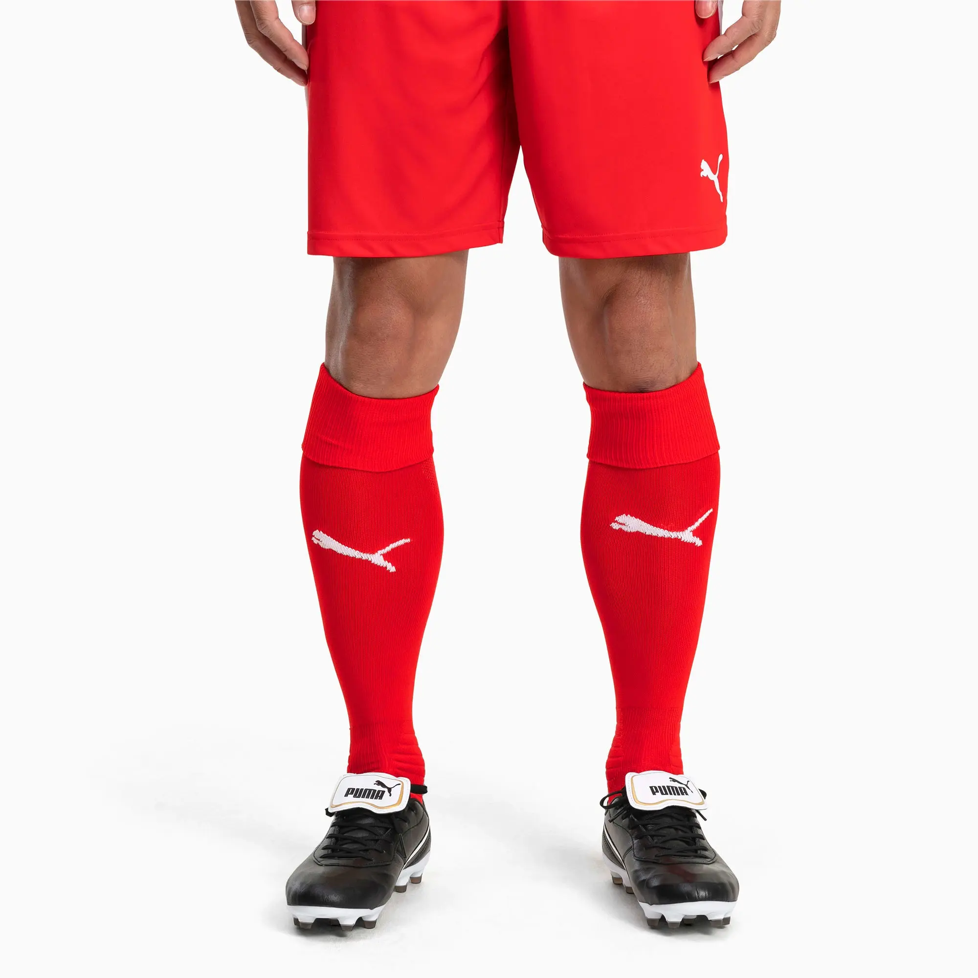 PUMA Liga Football Socks, Red/White