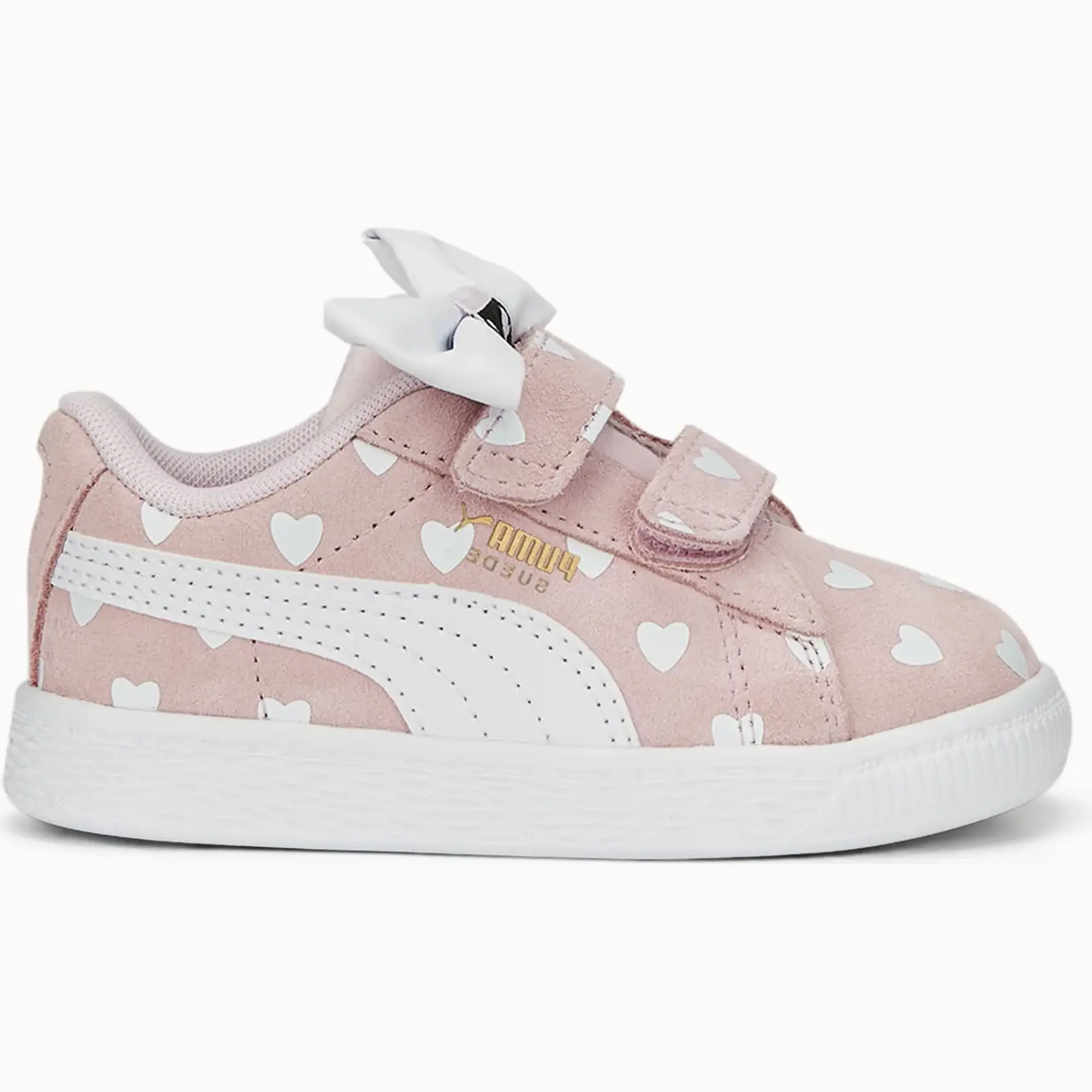nationale vlag Beangstigend Ten einde raad PUMA Suede Classic Lf Re-Bow V Sneakers Baby, Pearl Pink/White | 389615_01  | FOOTY.COM