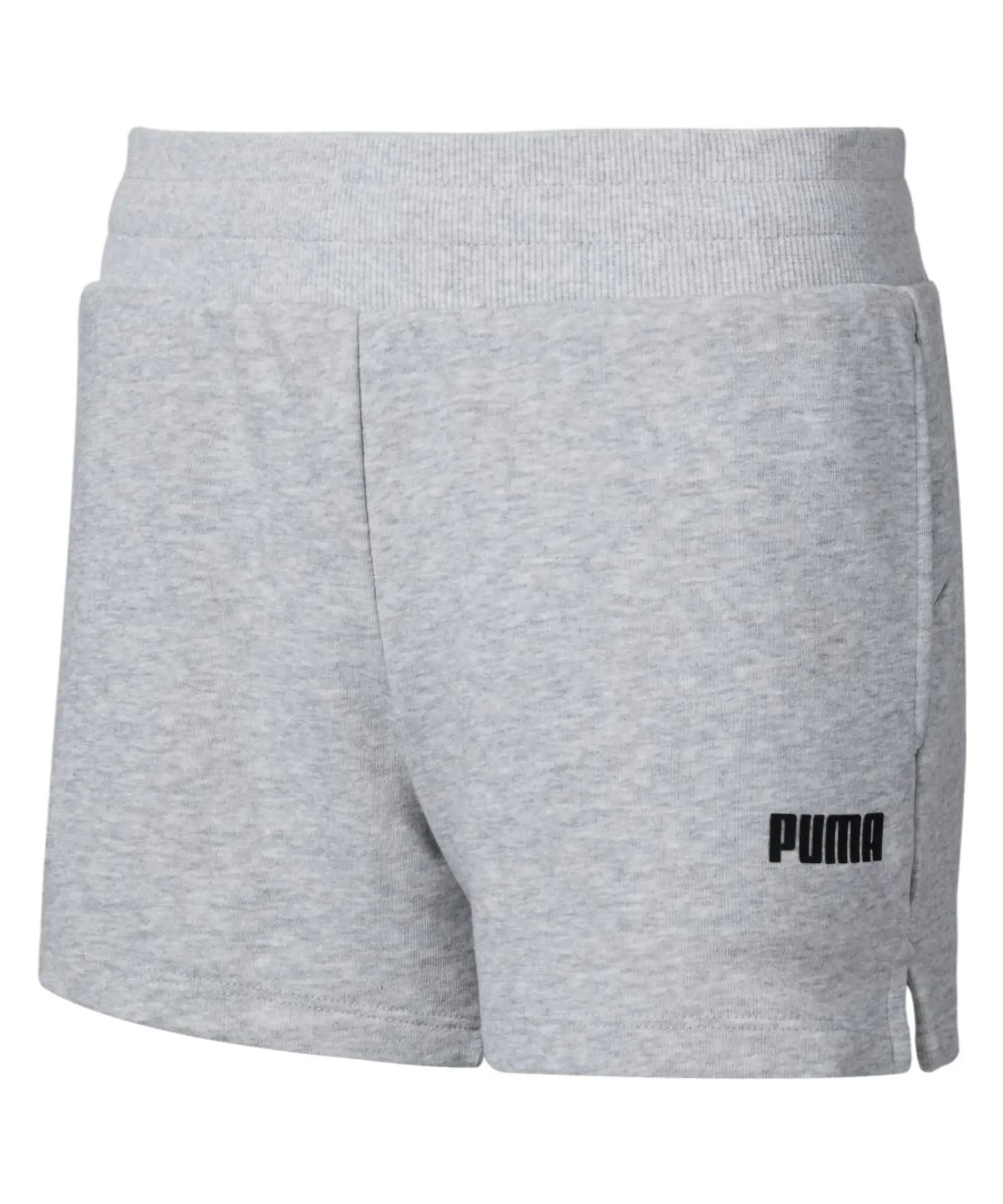 Puma Womens Essentials Sweat Shorts - Light Gray Heather