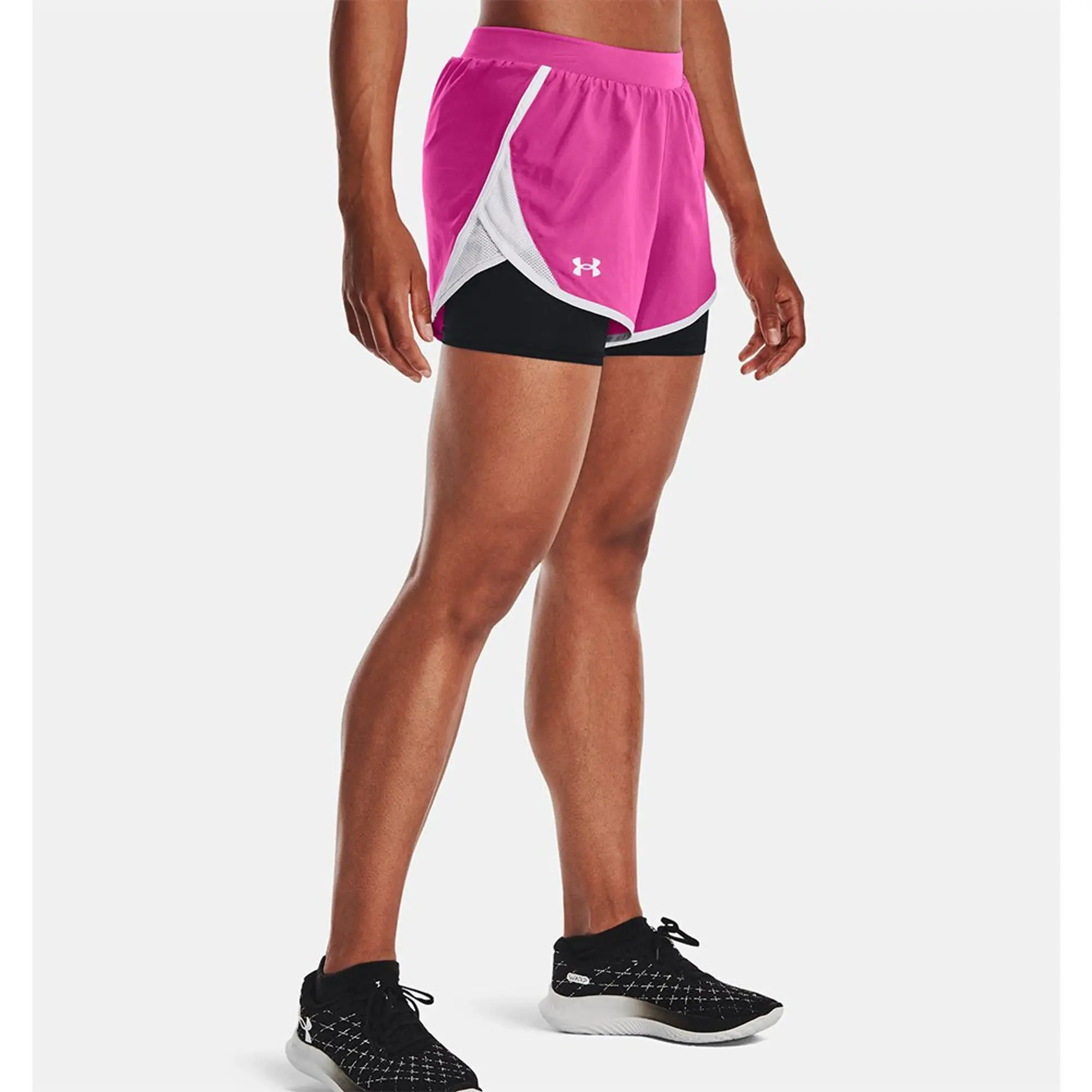 Under Armour Fly By 2.0 2N1 Short - Pink