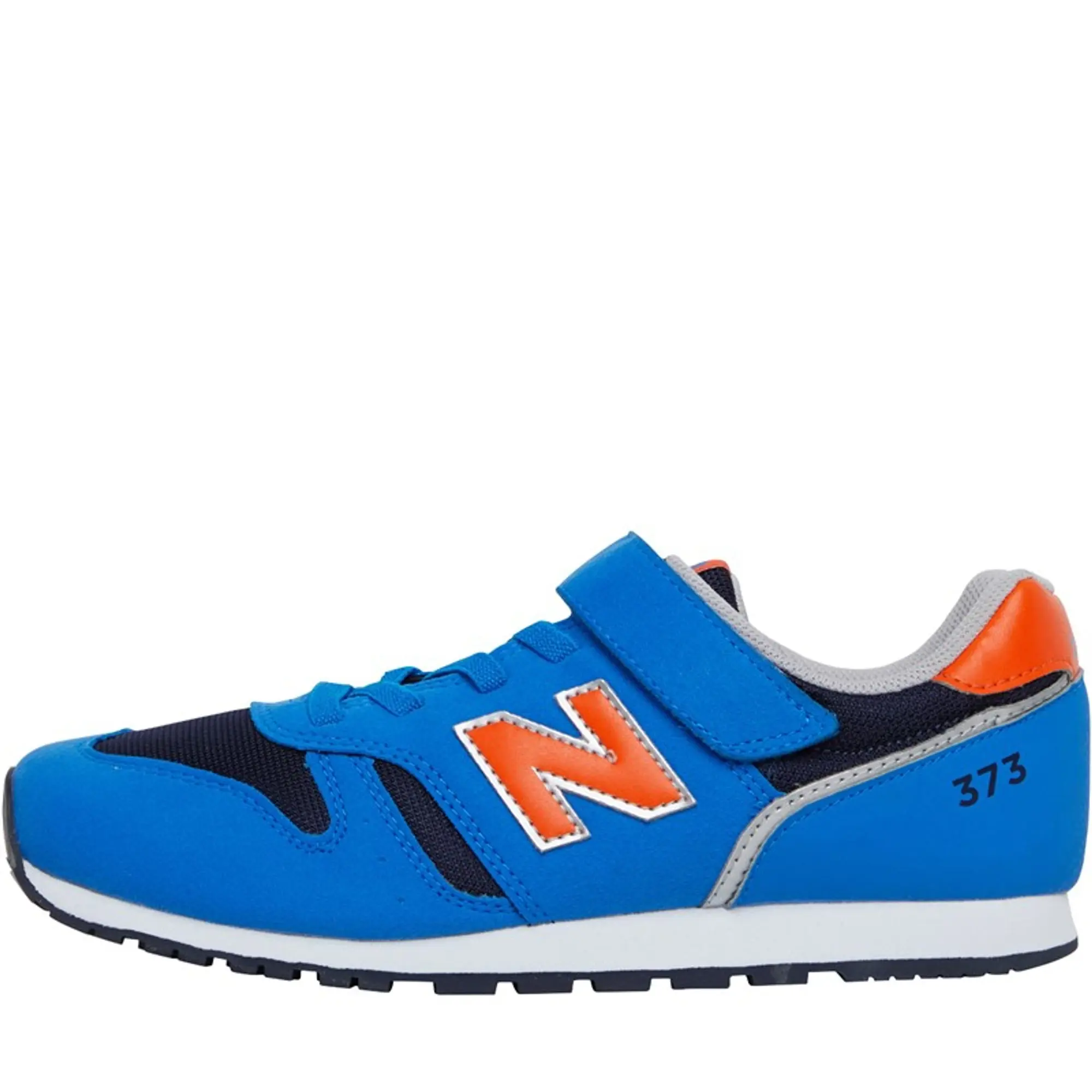New Balance Junior 373 Bungee Lace Trainers Serene Blue/Poppy