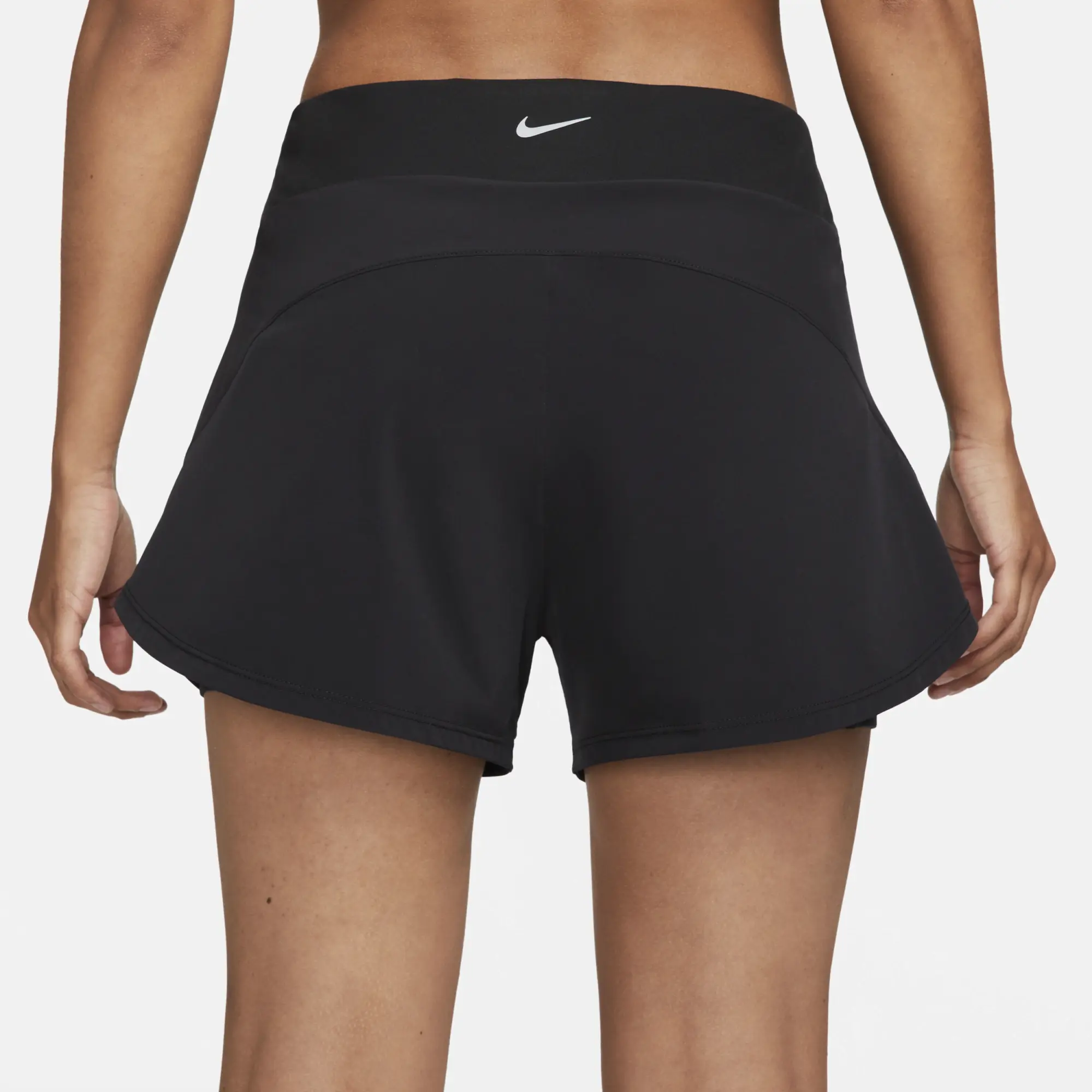 Nike Dri-FIT Bliss Women's Mid-Rise 3 2-in-1 Shorts - Black