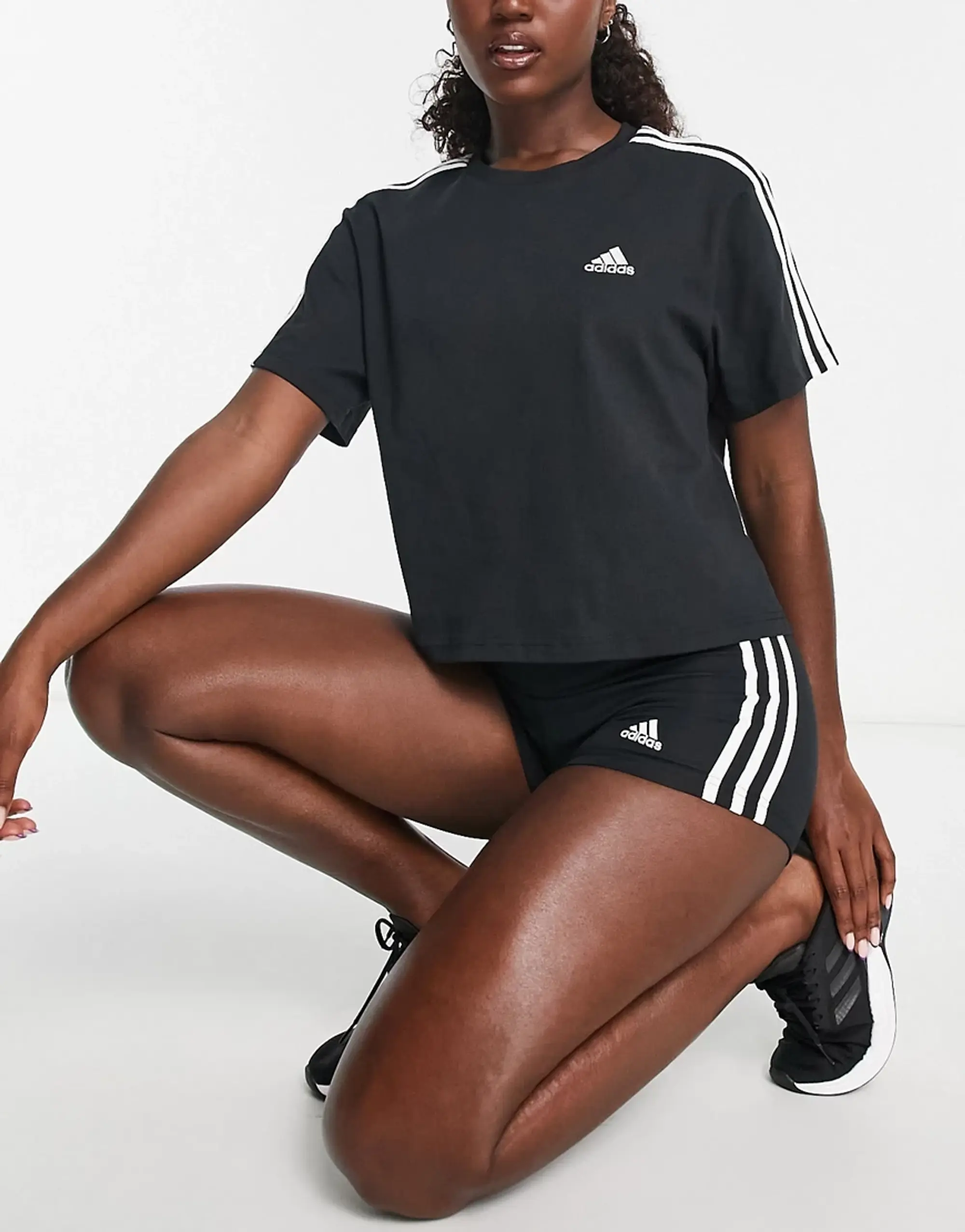 Adidas Sportswear Essentials T-Shirt In Black