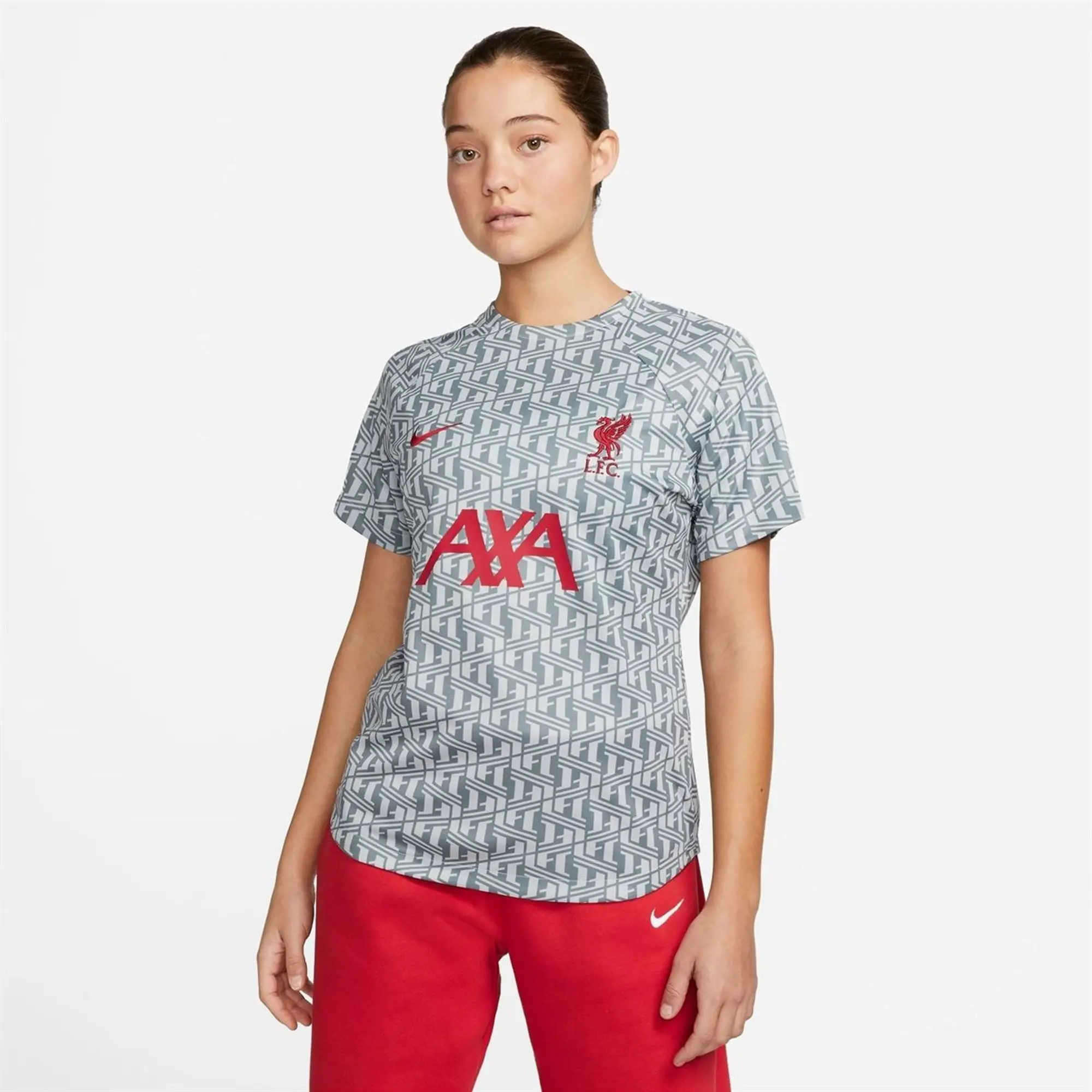 Nike Liverpool Womens SS Pre-Match Home Shirt 2022/23