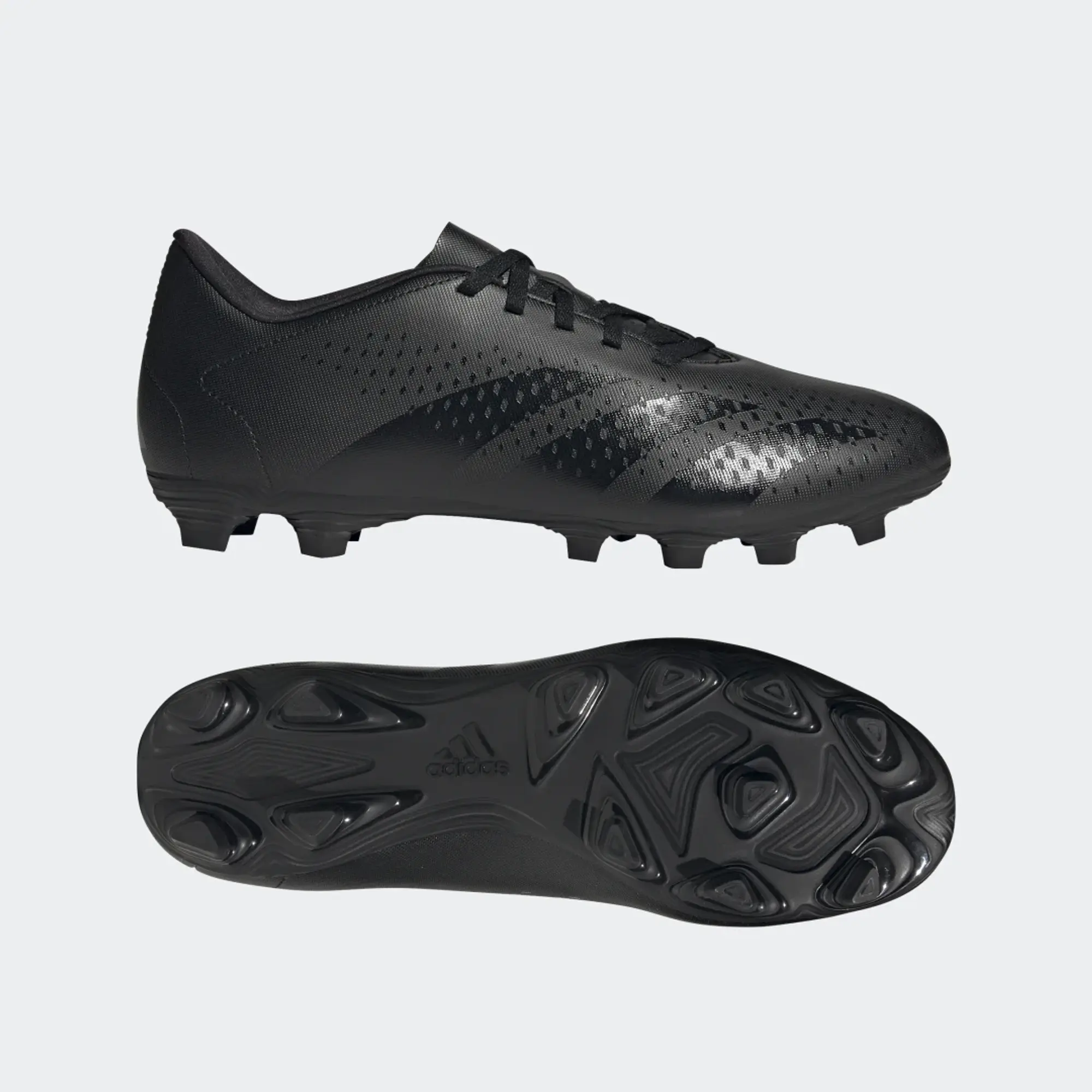 adidas Mens Predator 20.4 Firm Ground Football Boot - Black, Black