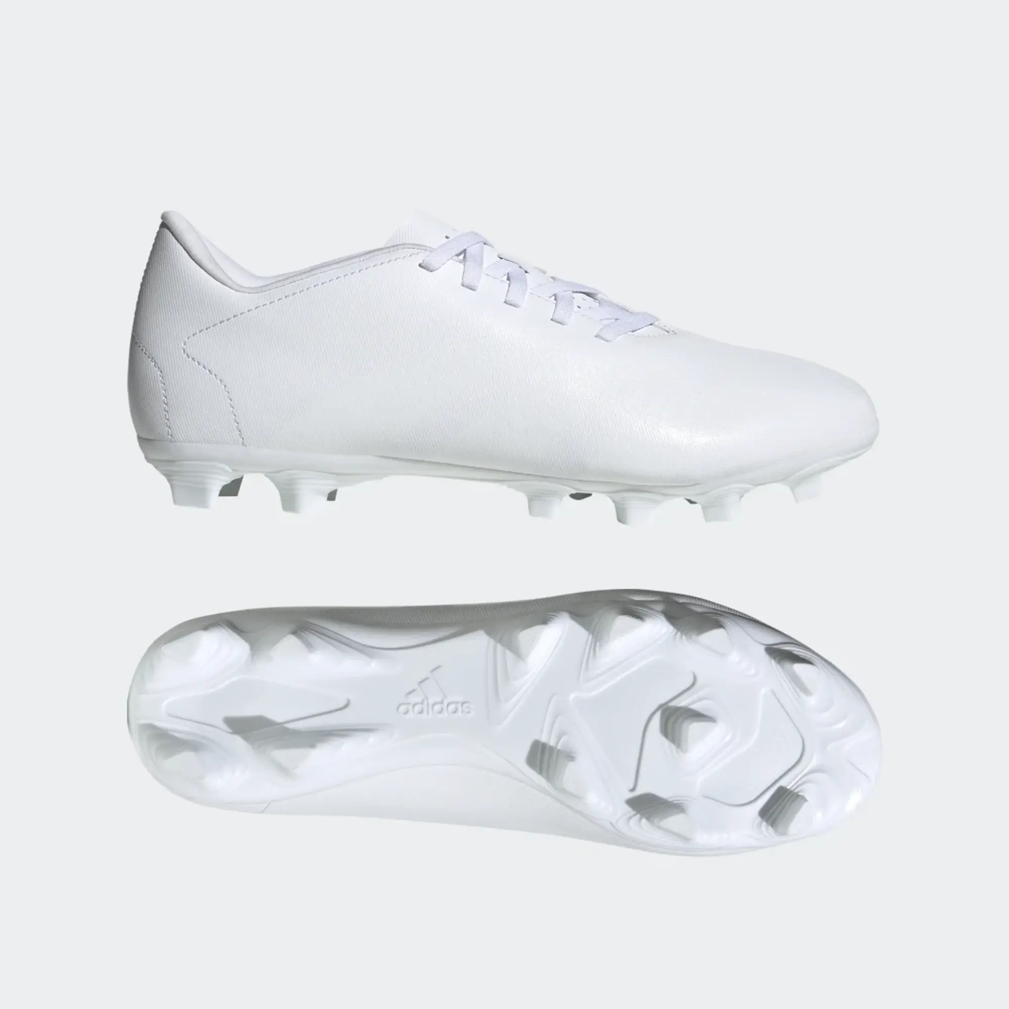 adidas Mens Predator Accuracy .4 Firm Ground Football Boots -white, White
